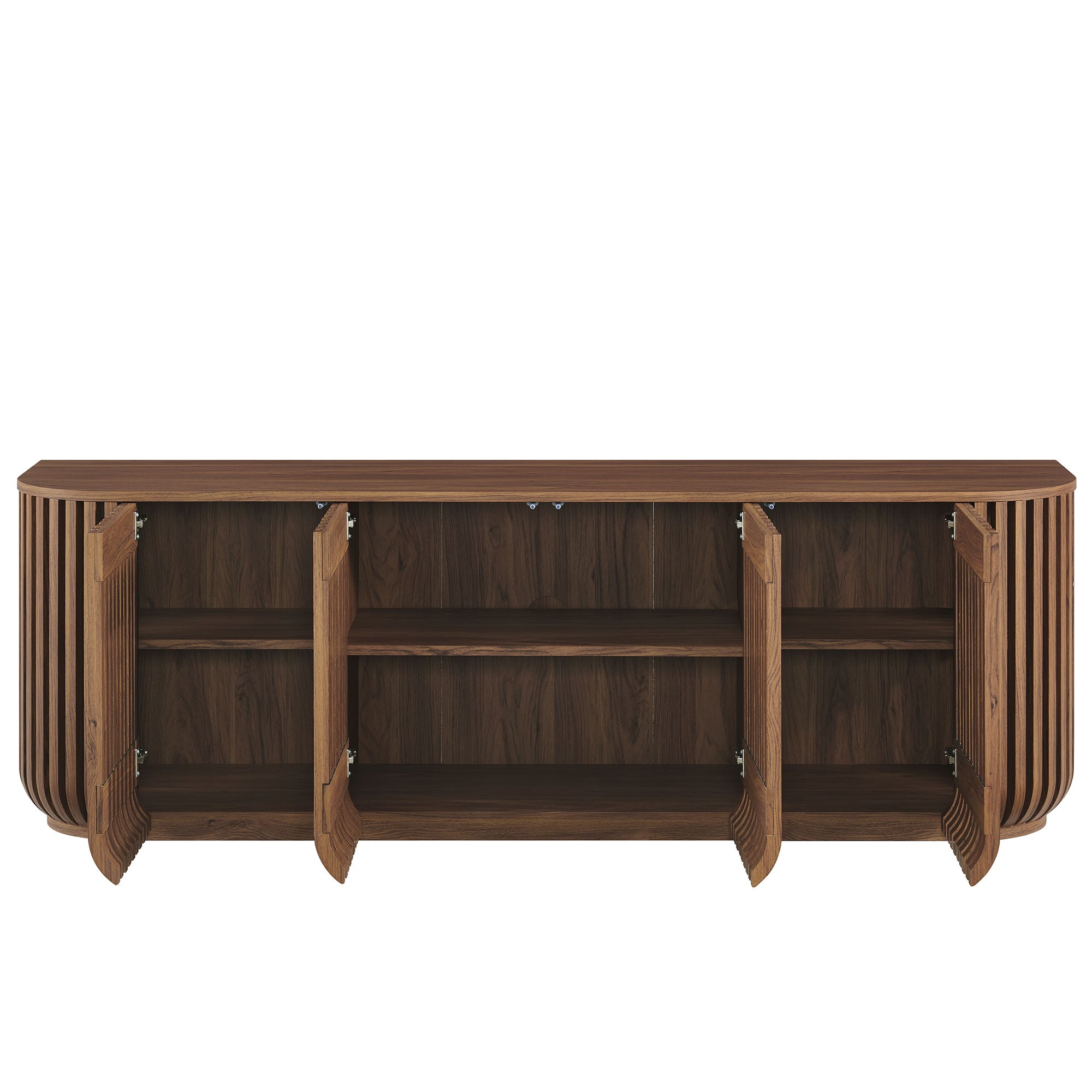 Modway Fortitude 75" Curved Sideboard Storage Cabinet