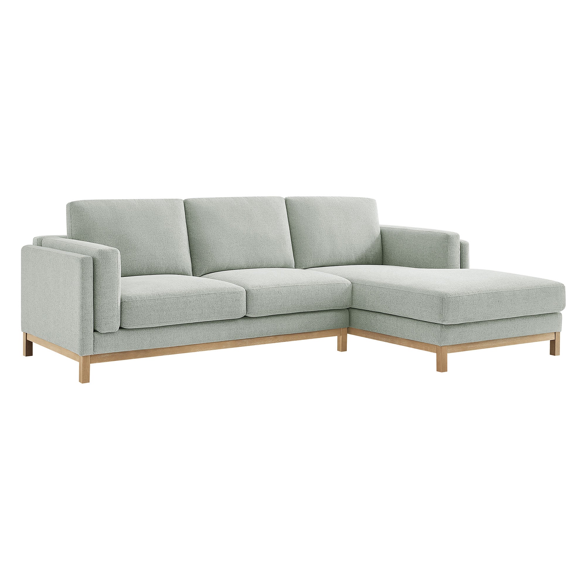 Modway Roscoe Right-Facing Fabric Sectional Sofa with Chaise
