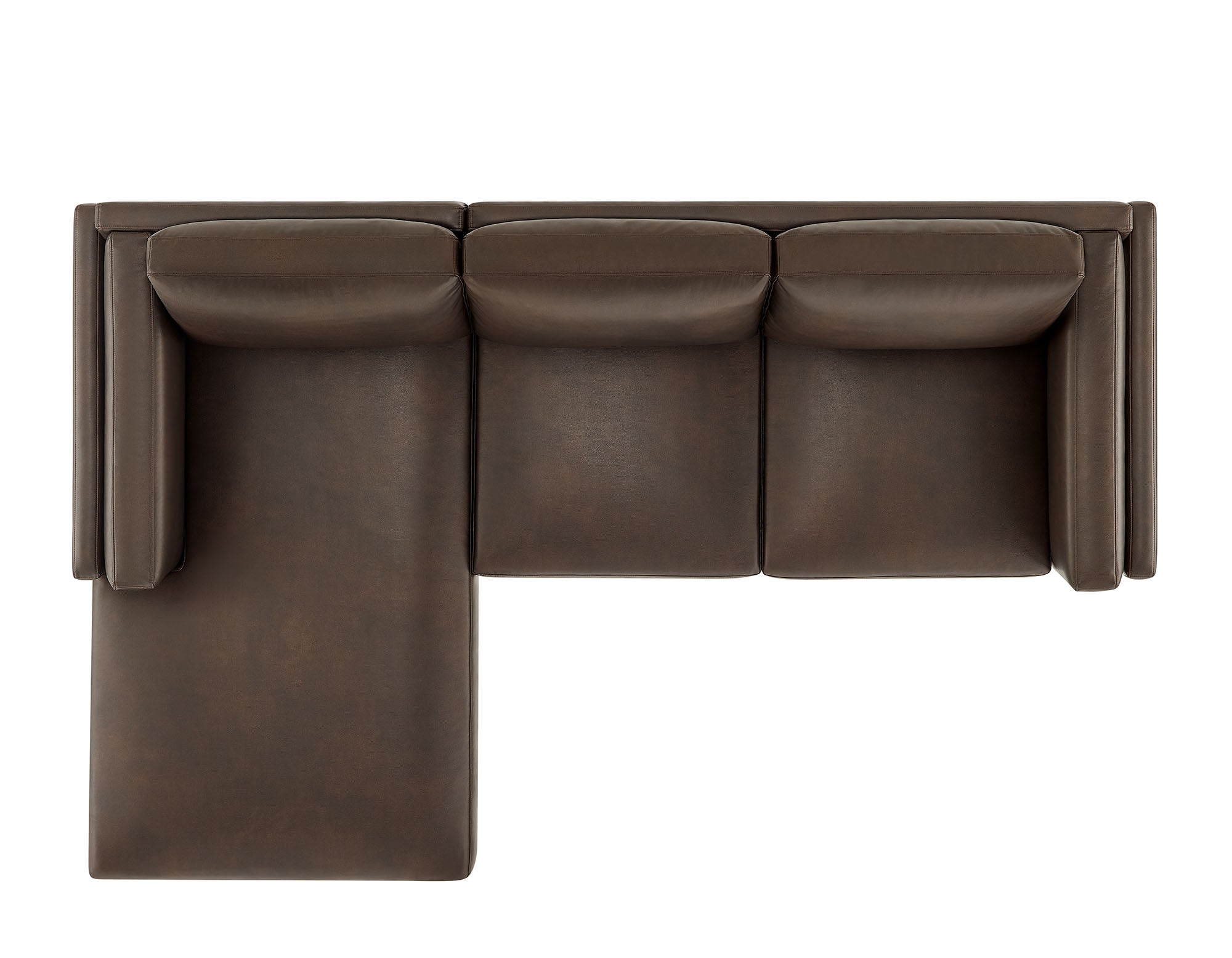 Modway Roscoe Left-Facing Vegan Leather Sectional Sofa with Chaise
