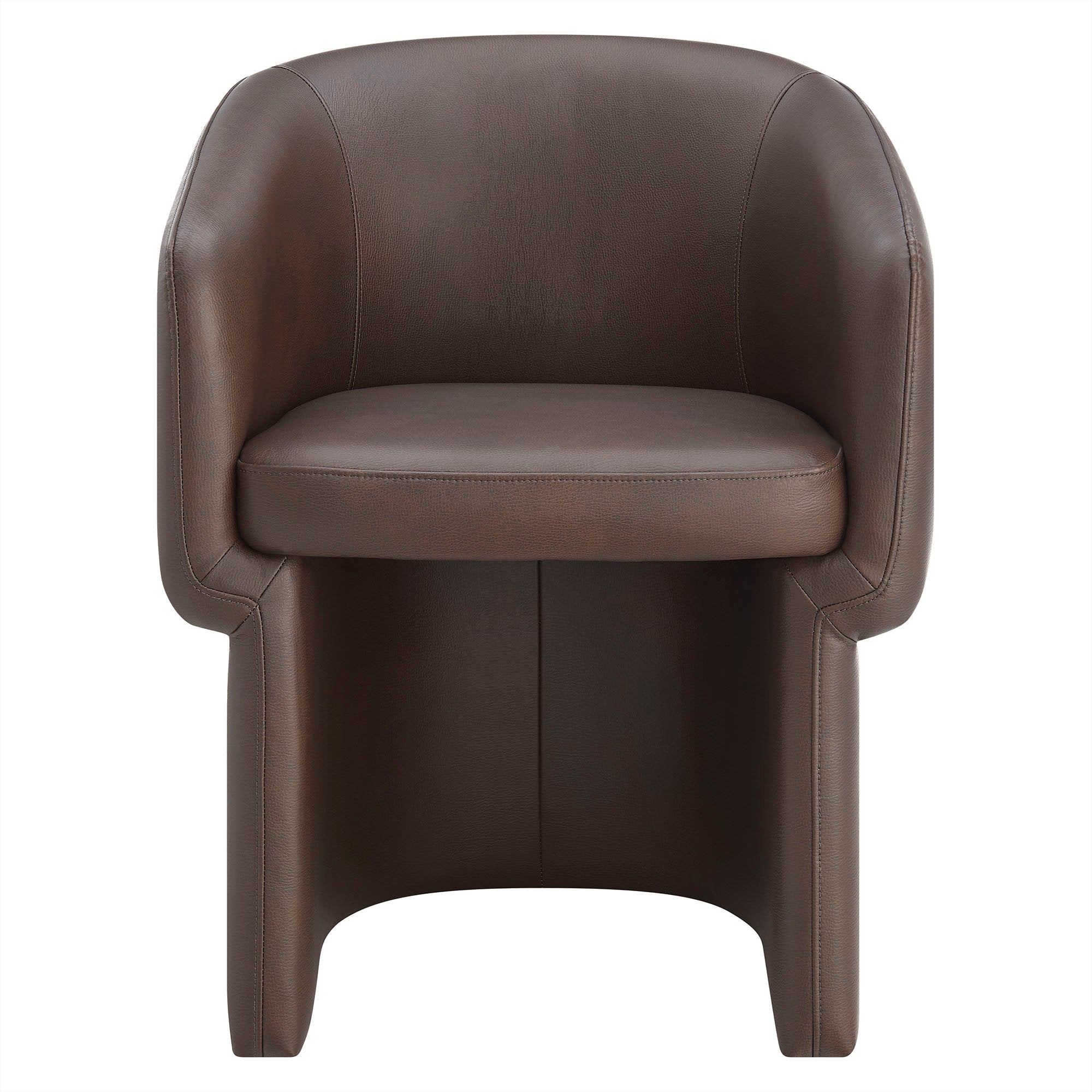 Modway Verity Barrel Back Vegan Leather Dining Chair