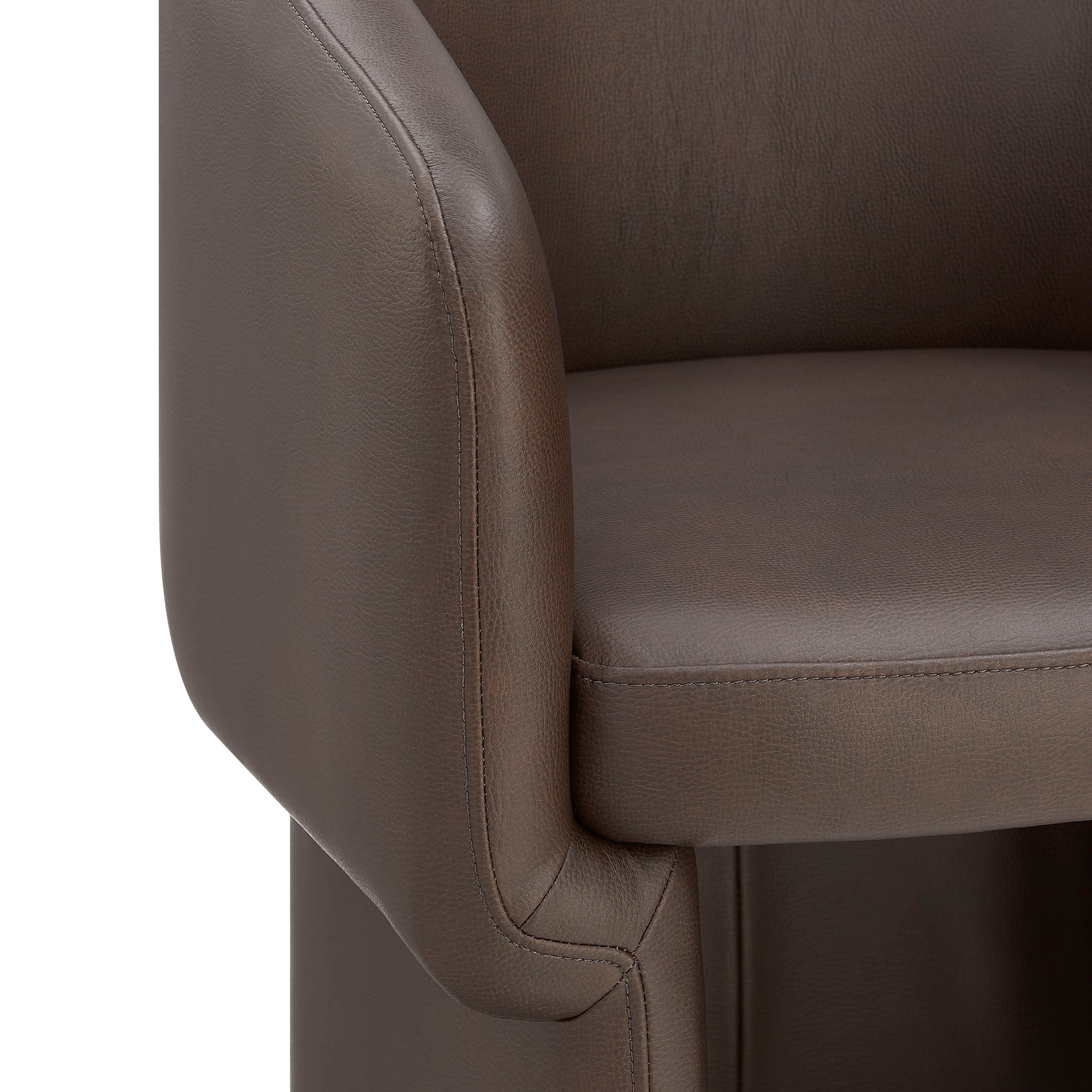 Modway Verity Barrel Back Vegan Leather Dining Chair