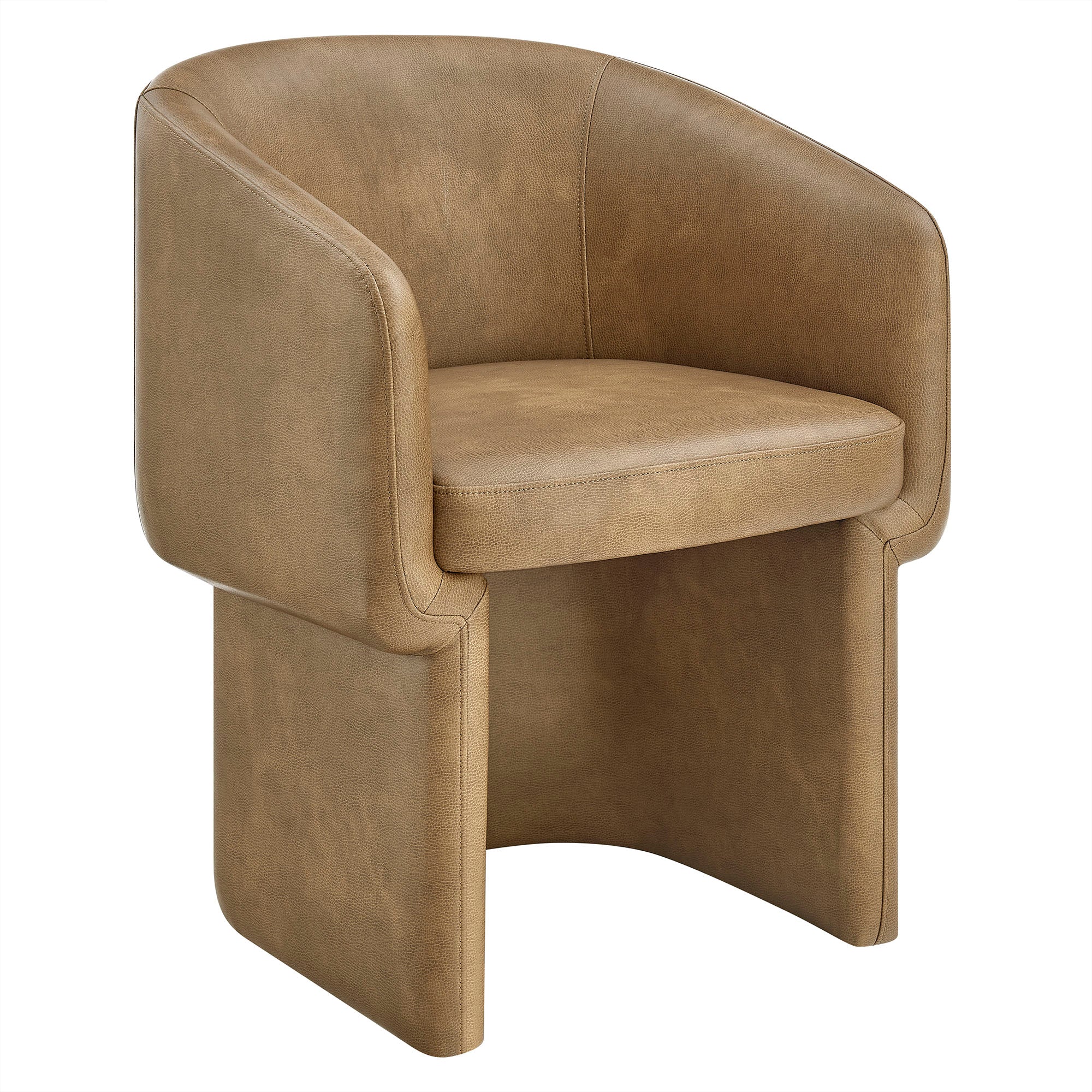 Modway Verity Barrel Back Vegan Leather Dining Chair