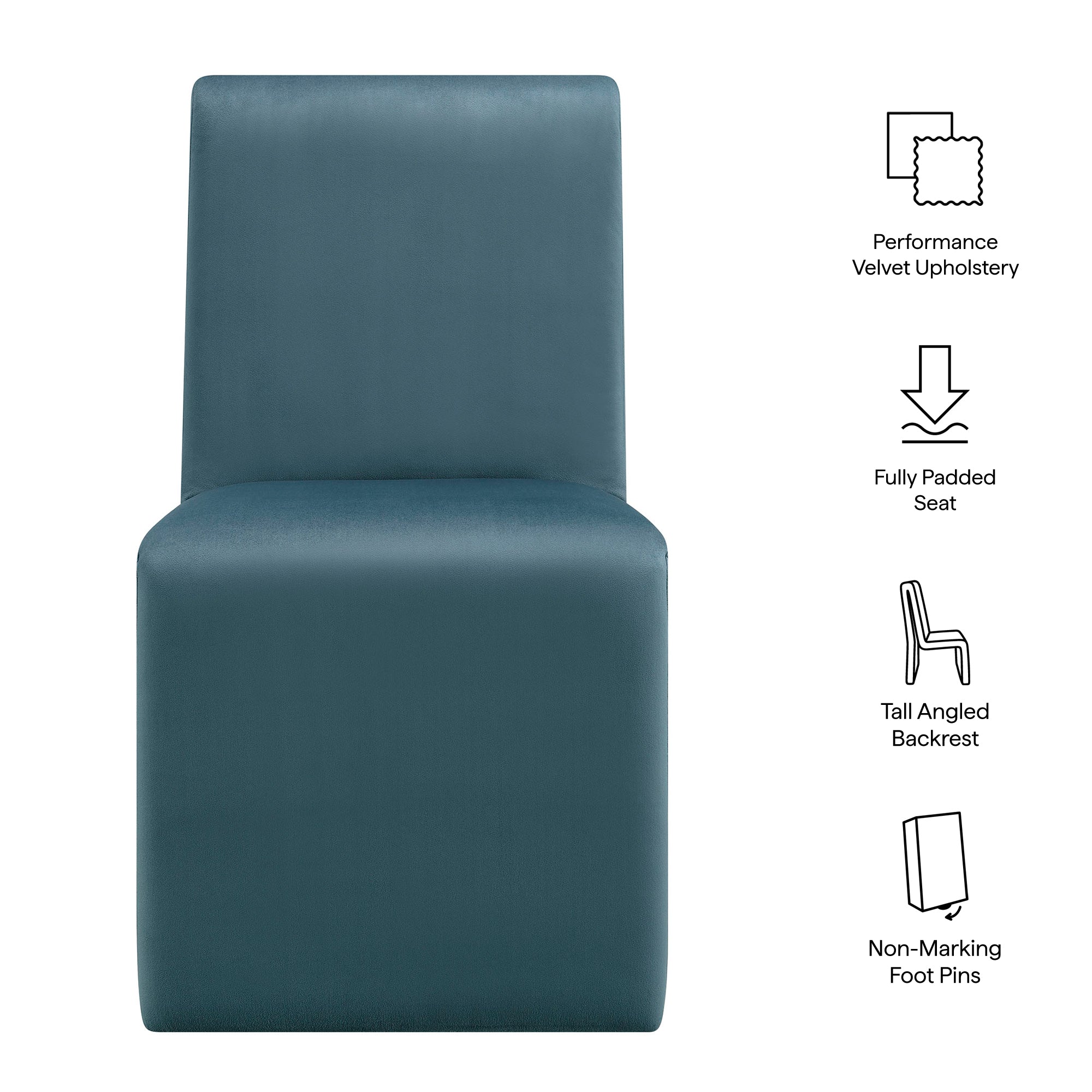 Modway Emory Upholstered Performance Velvet Dining Side Chair