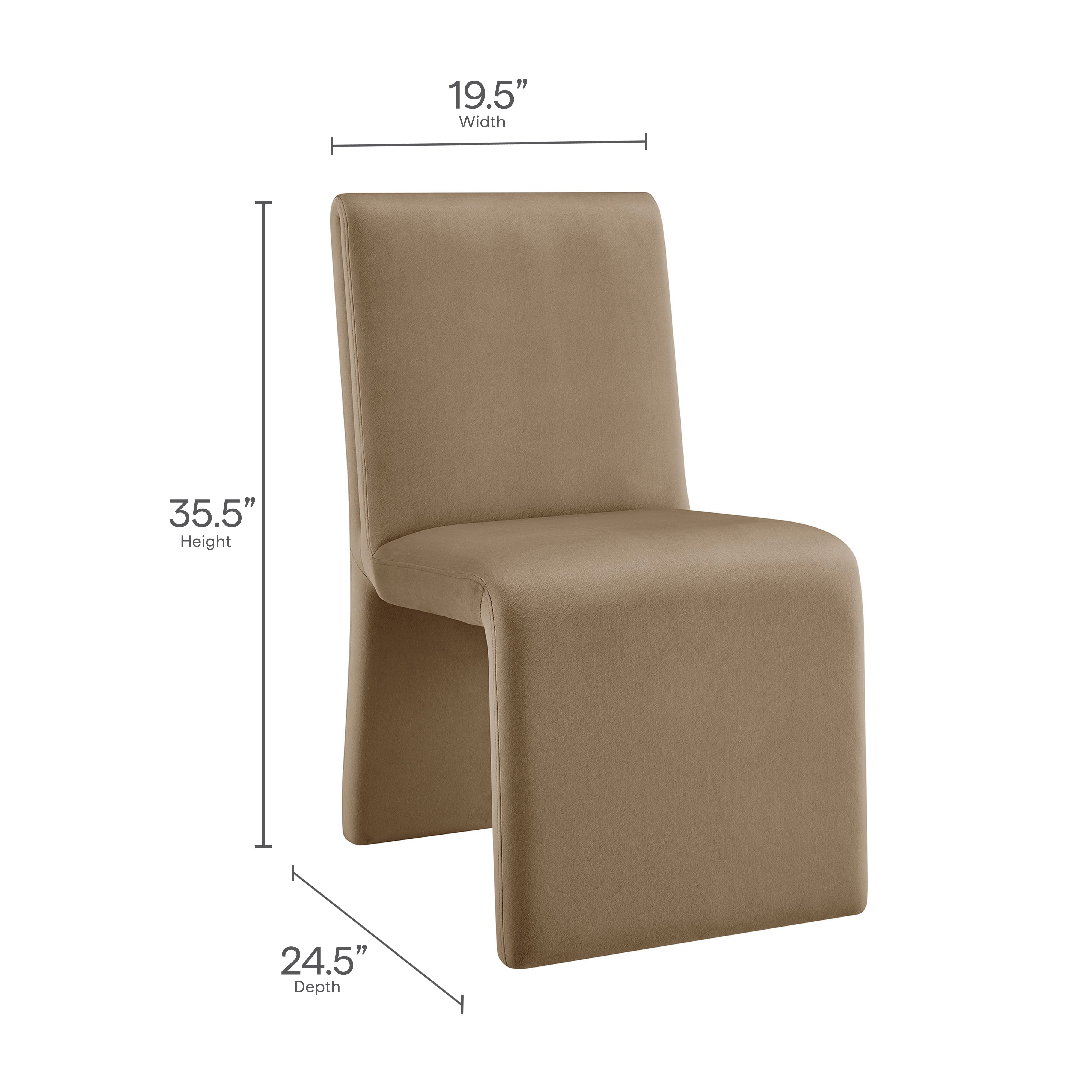 Modway Emory Upholstered Performance Velvet Dining Side Chair
