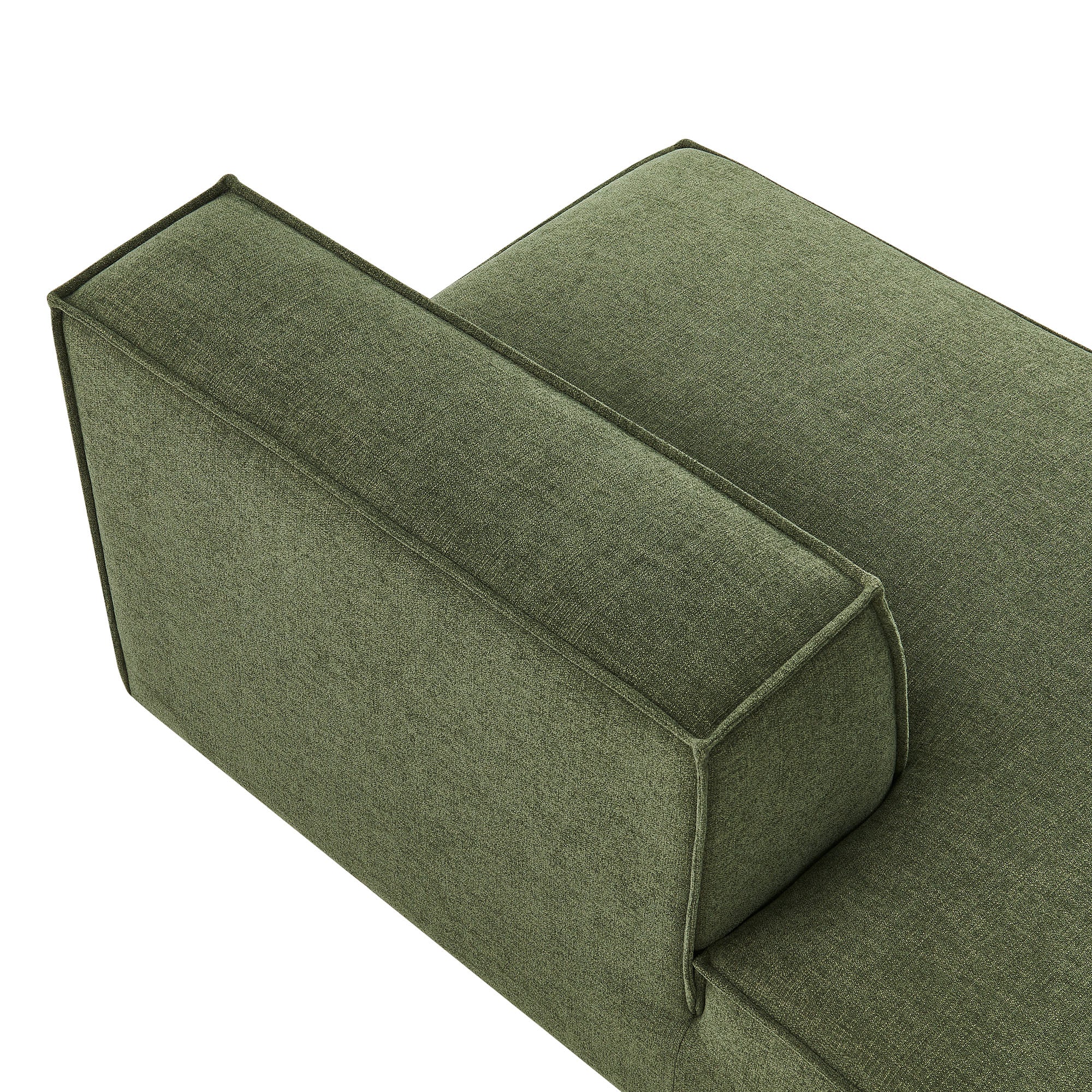 Modway EEI-7386 Restore Performance Fabric Upholstered Left-Facing Armless Modular Chaise