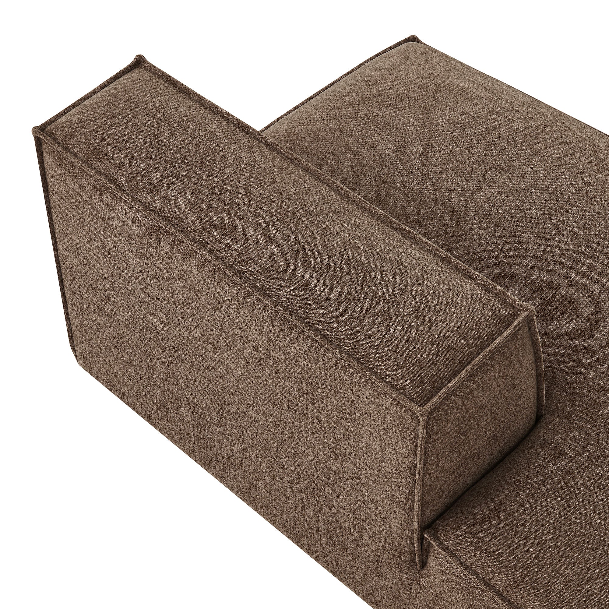 Modway EEI-7386 Restore Performance Fabric Upholstered Left-Facing Armless Modular Chaise