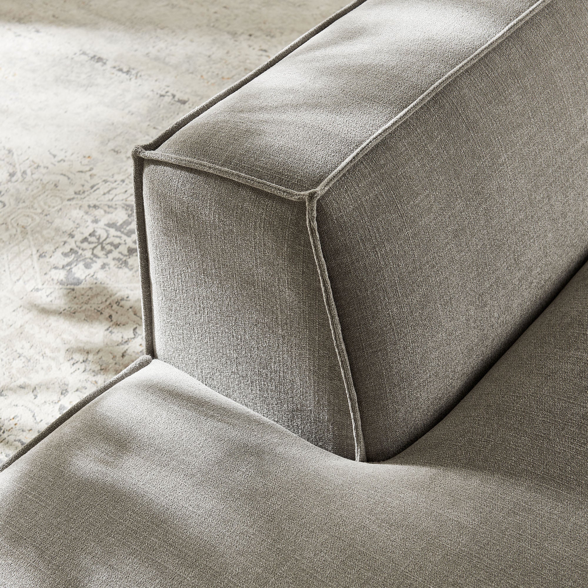 Modway EEI-7386 Restore Performance Fabric Upholstered Left-Facing Armless Modular Chaise