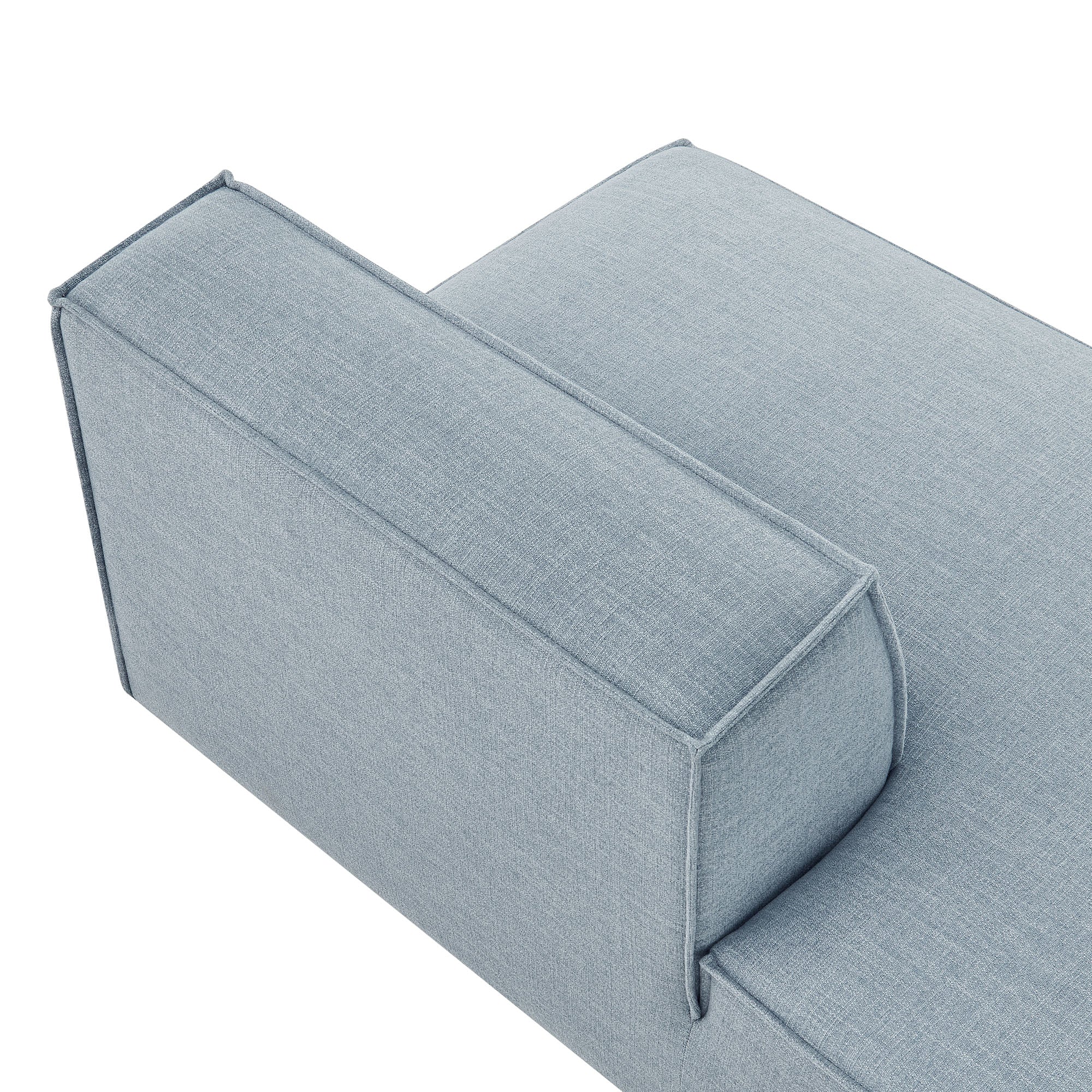 Modway EEI-7386 Restore Performance Fabric Upholstered Left-Facing Armless Modular Chaise