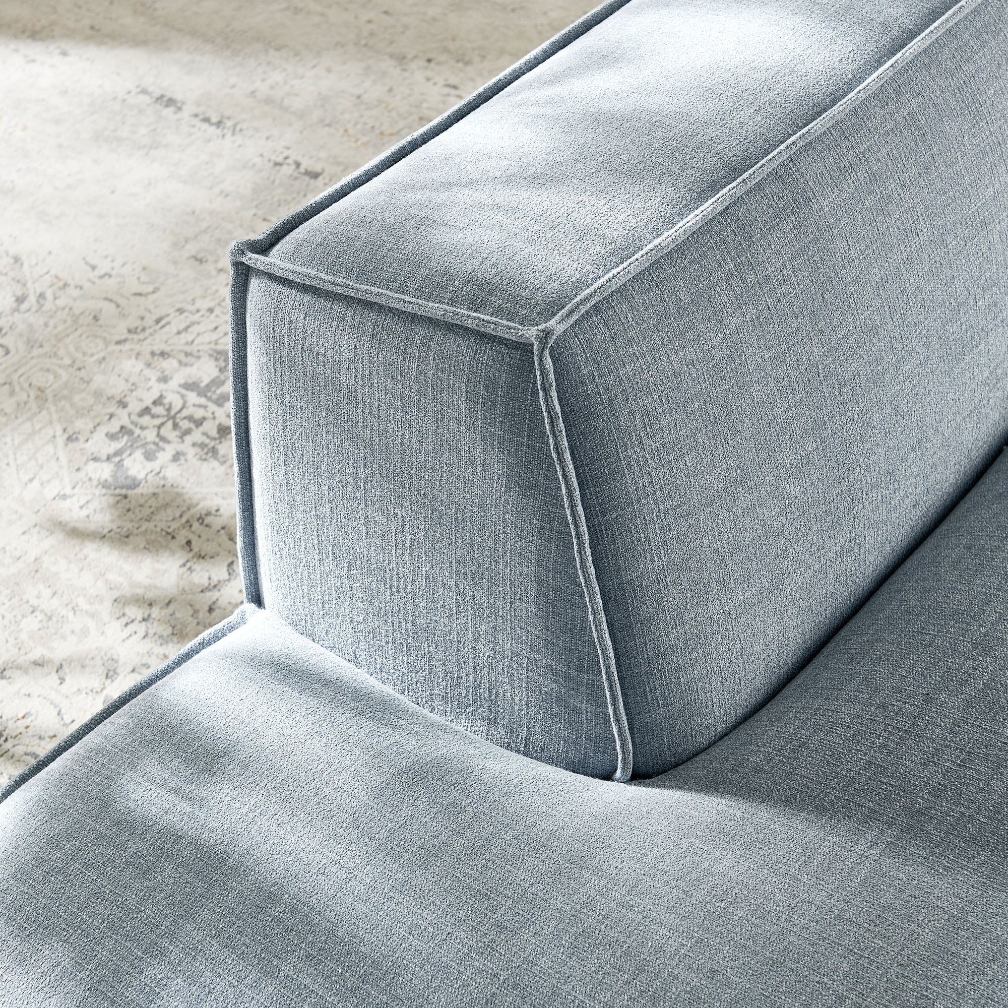 Modway EEI-7386 Restore Performance Fabric Upholstered Left-Facing Armless Modular Chaise