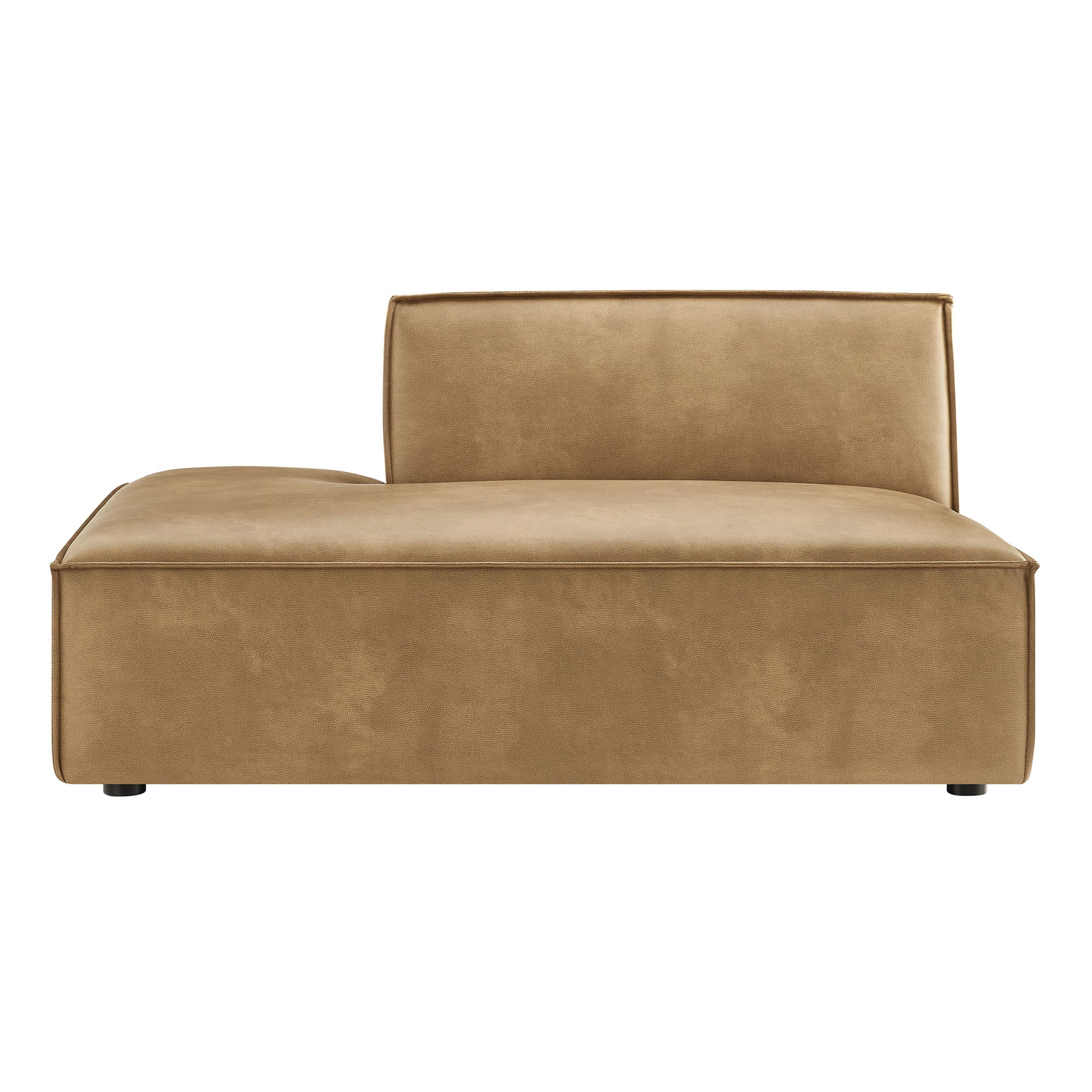 Modway EEI-7387 Restore Vegan Leather Left-Facing Armless Modular Chaise