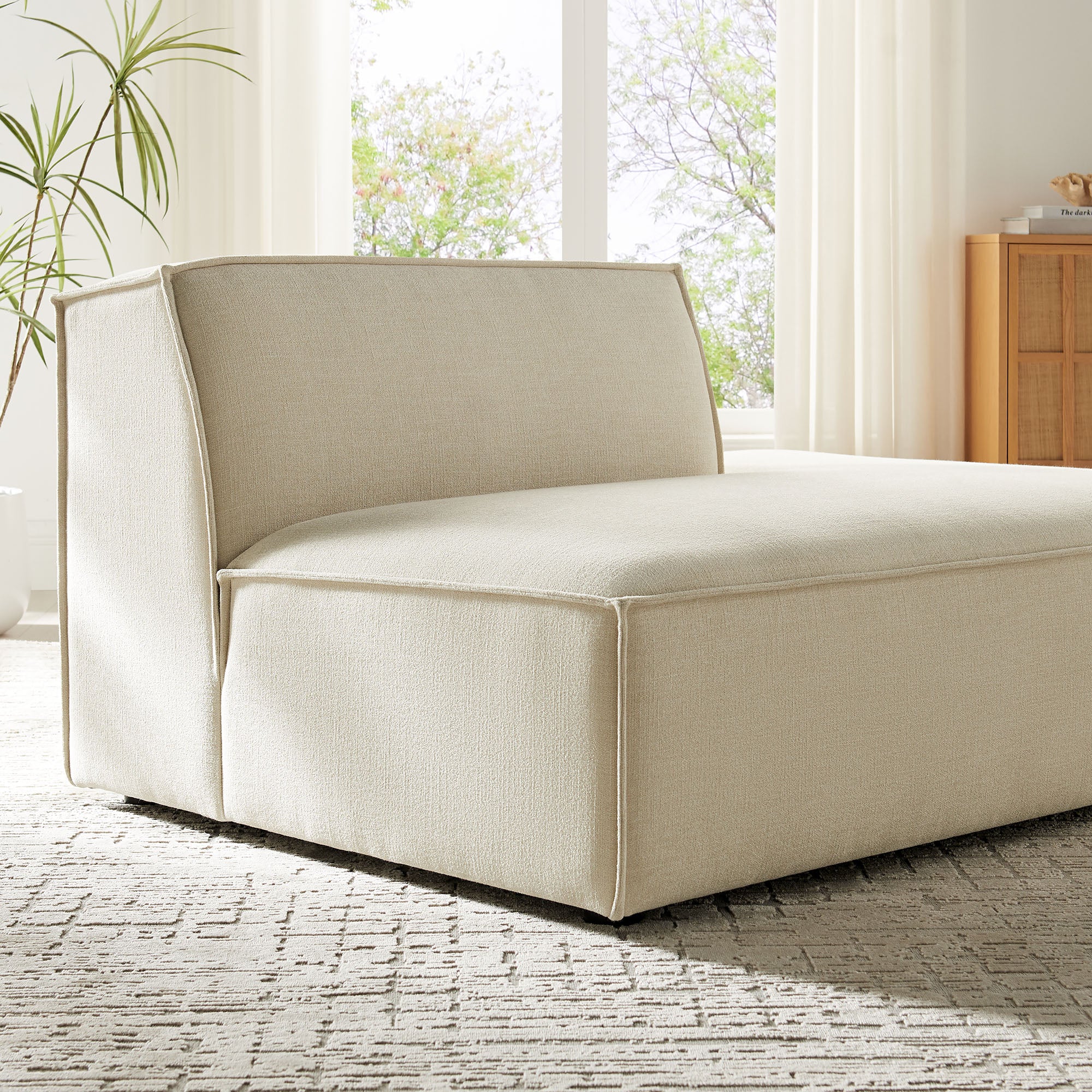Modway EEI-7388 Restore Performance Fabric Upholstered Right-Facing Armless Modular Chaise