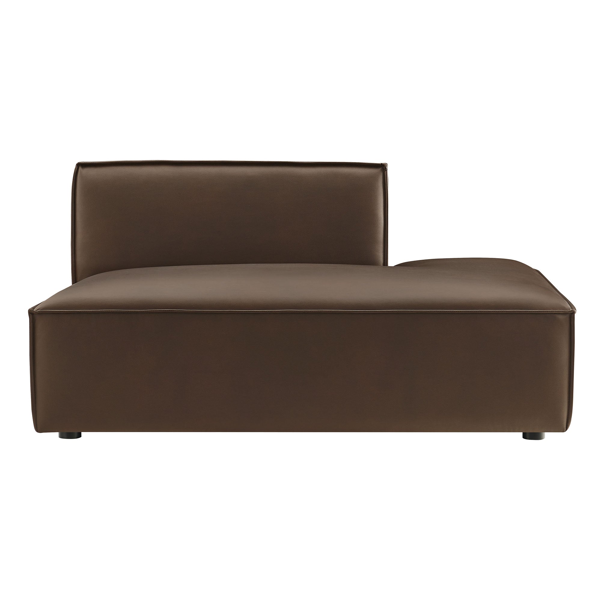 Modway EEI-7389 Restore Vegan Leather Right-Facing Armless Modular Chaise