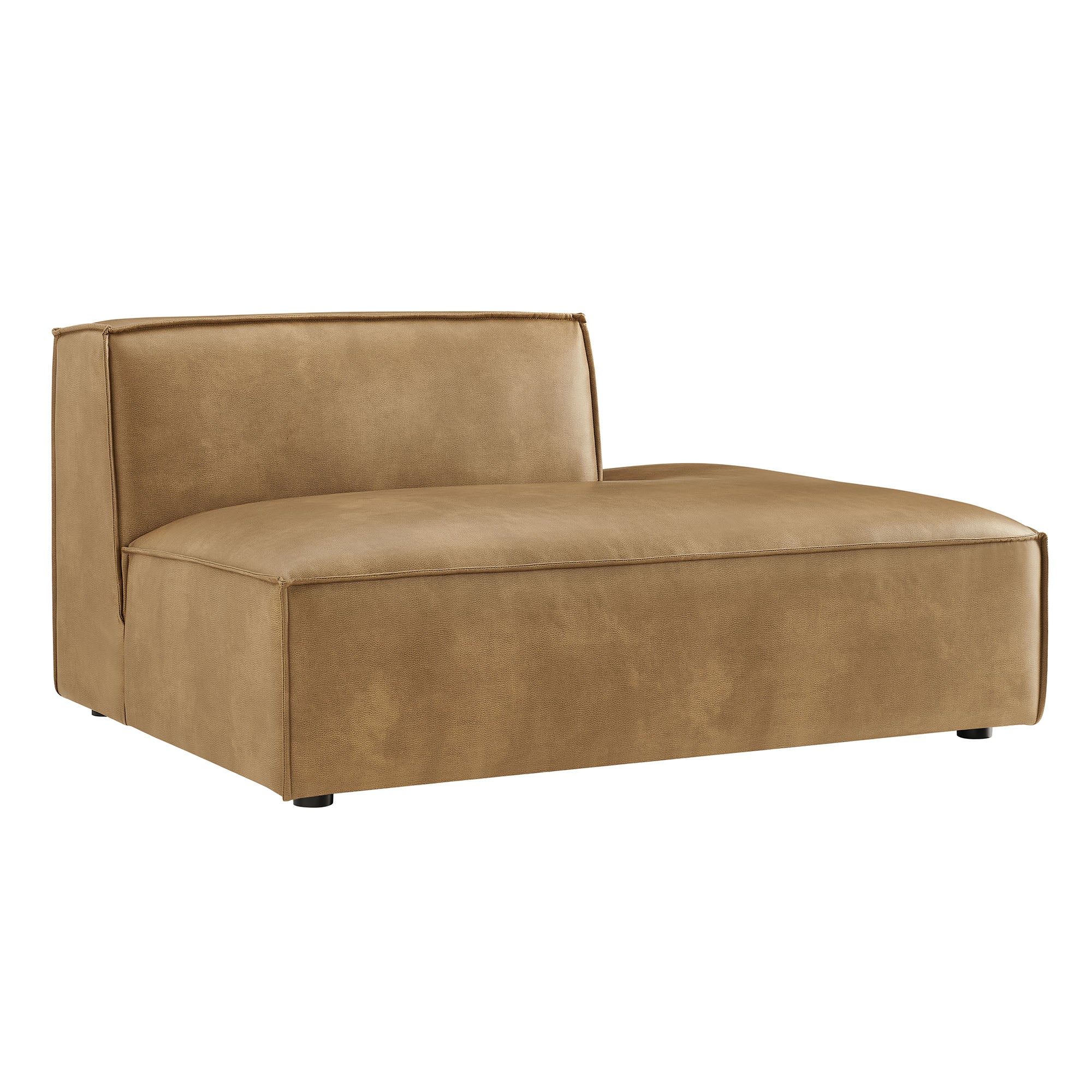 Modway EEI-7389 Restore Vegan Leather Right-Facing Armless Modular Chaise