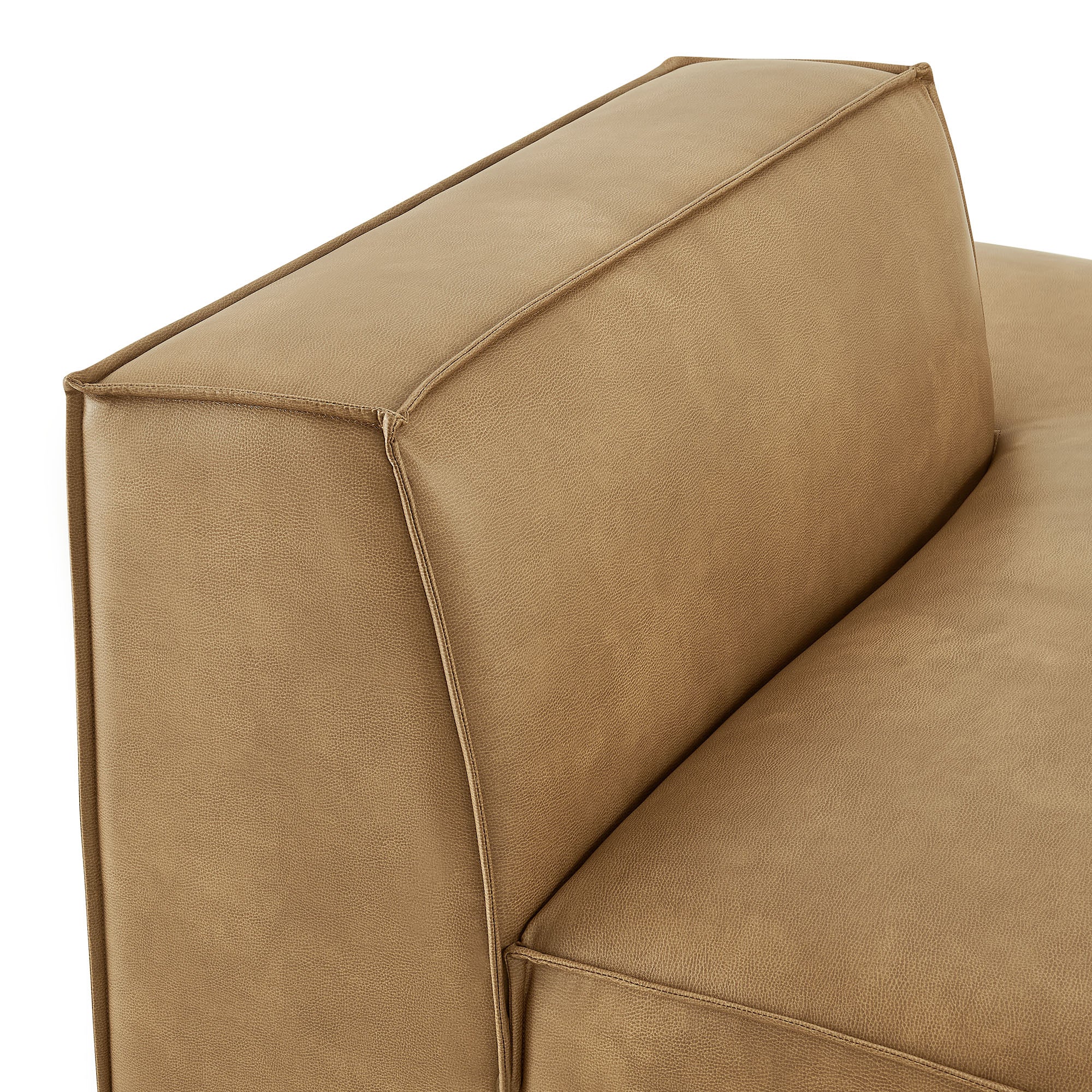 Modway EEI-7389 Restore Vegan Leather Right-Facing Armless Modular Chaise