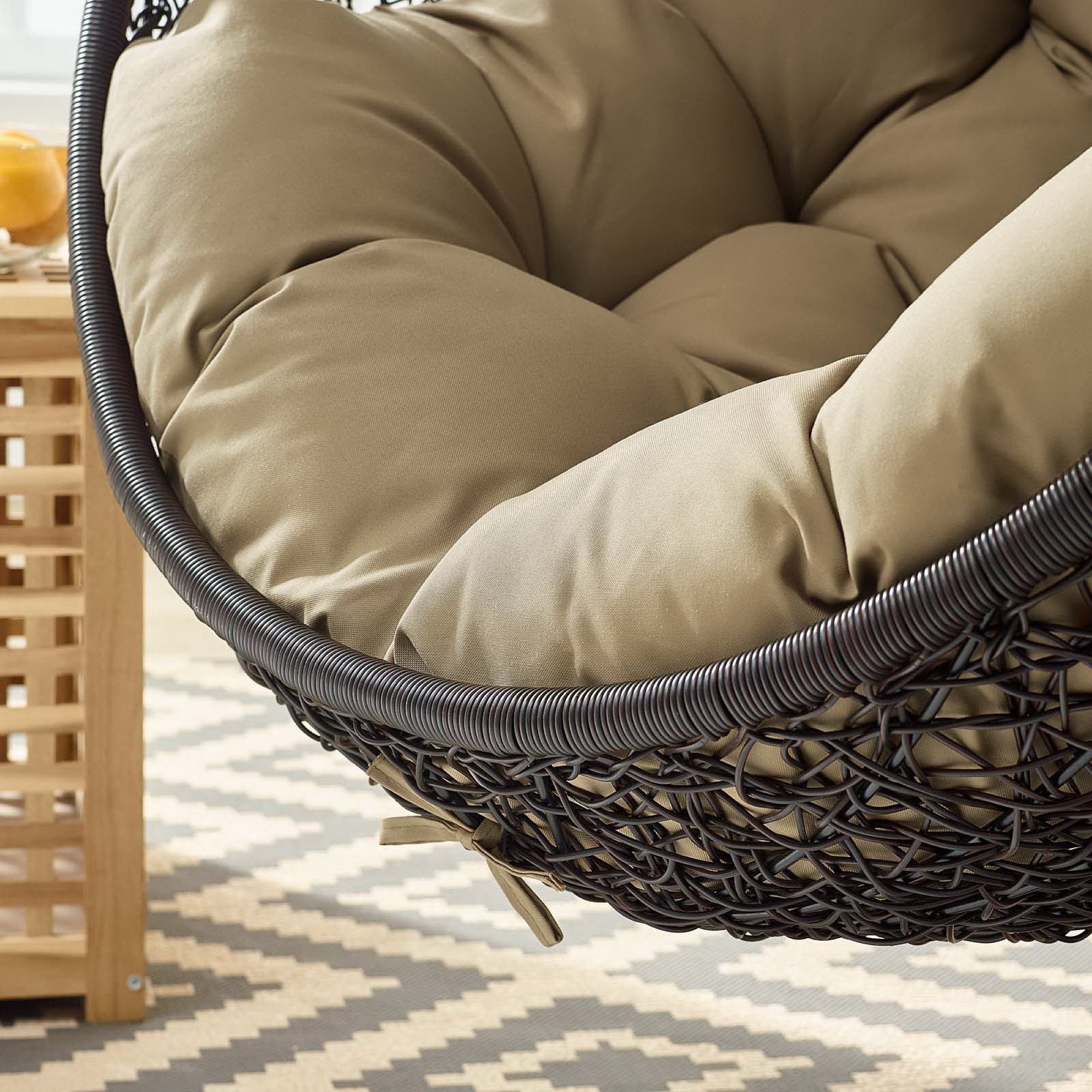 Modway Encase Swing Outdoor Patio Lounge Chair