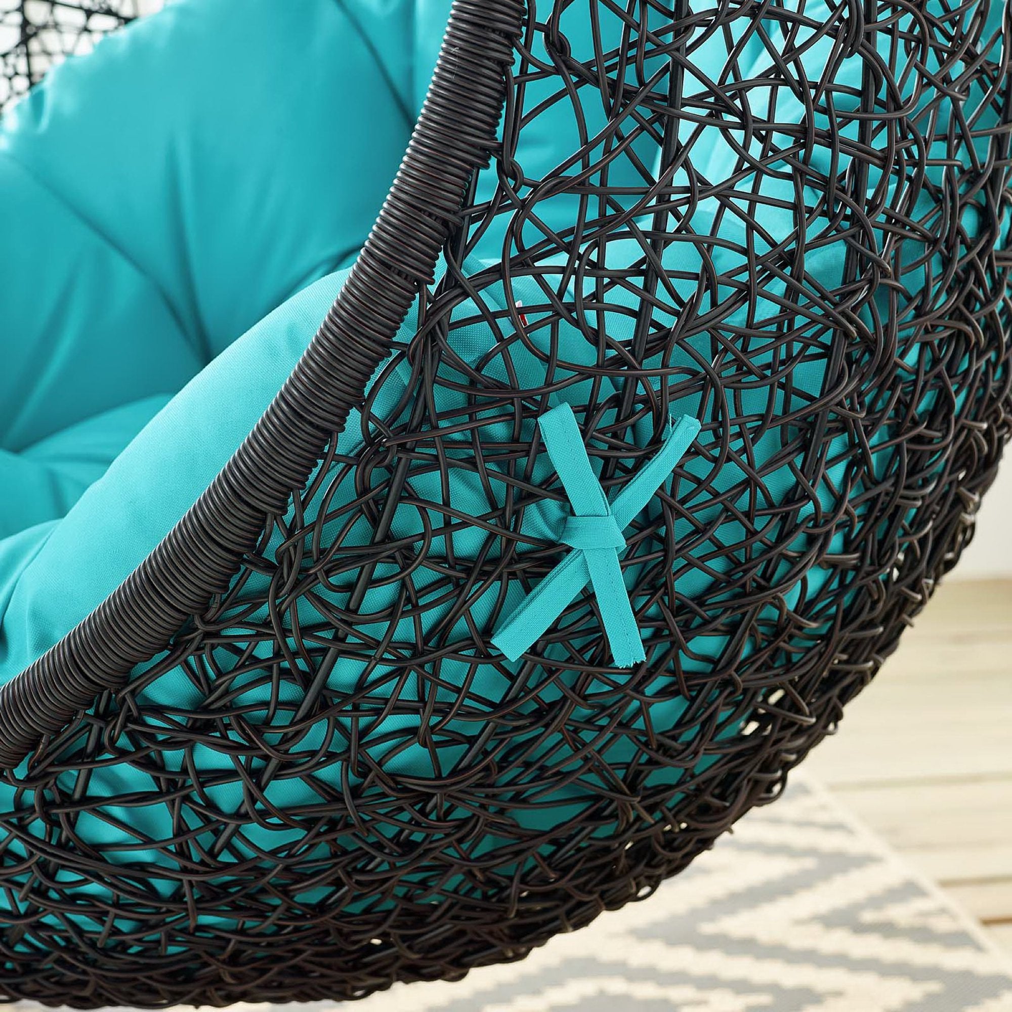 Modway Encase Swing Outdoor Patio Lounge Chair