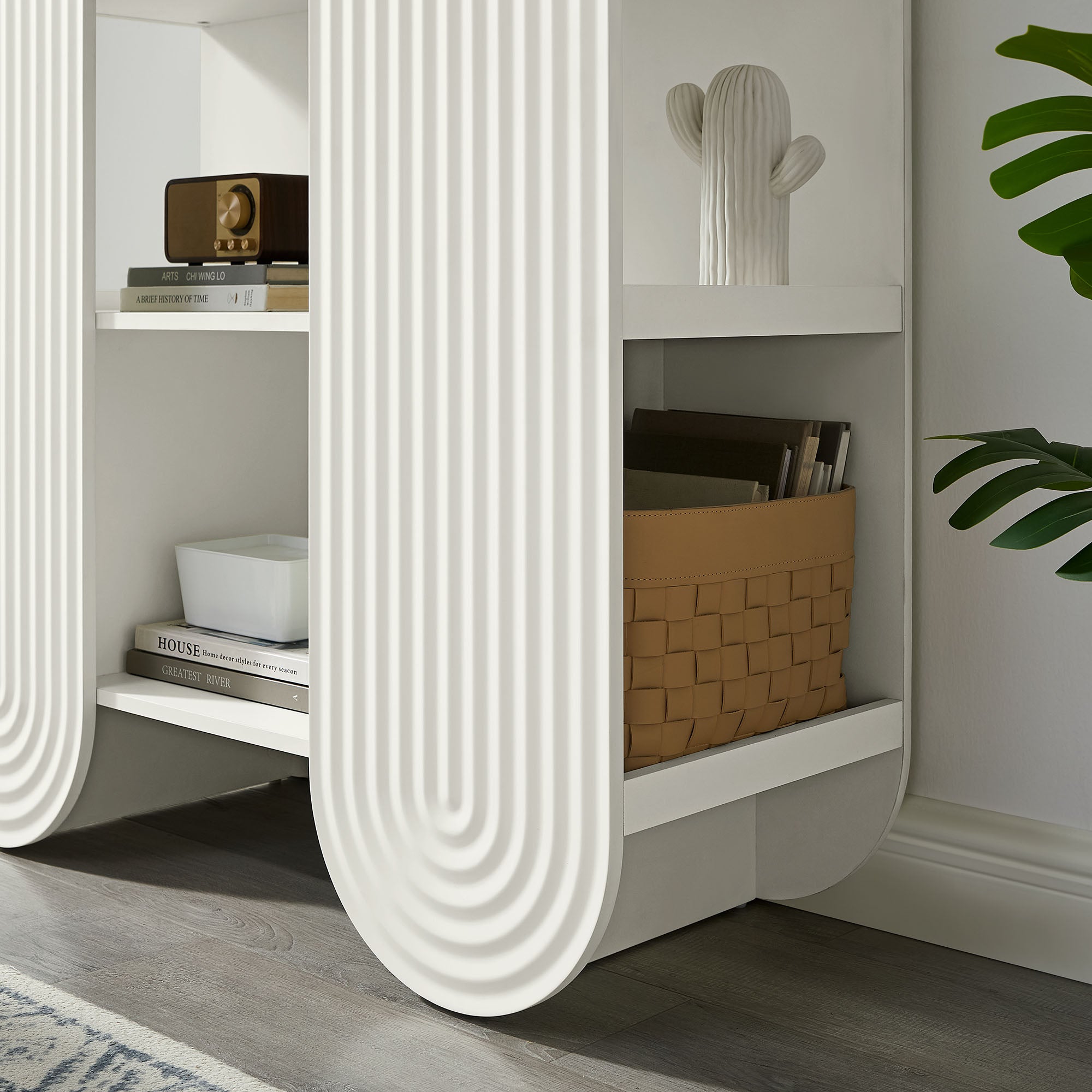 Modway Daydream 58" Arched Bookshelf