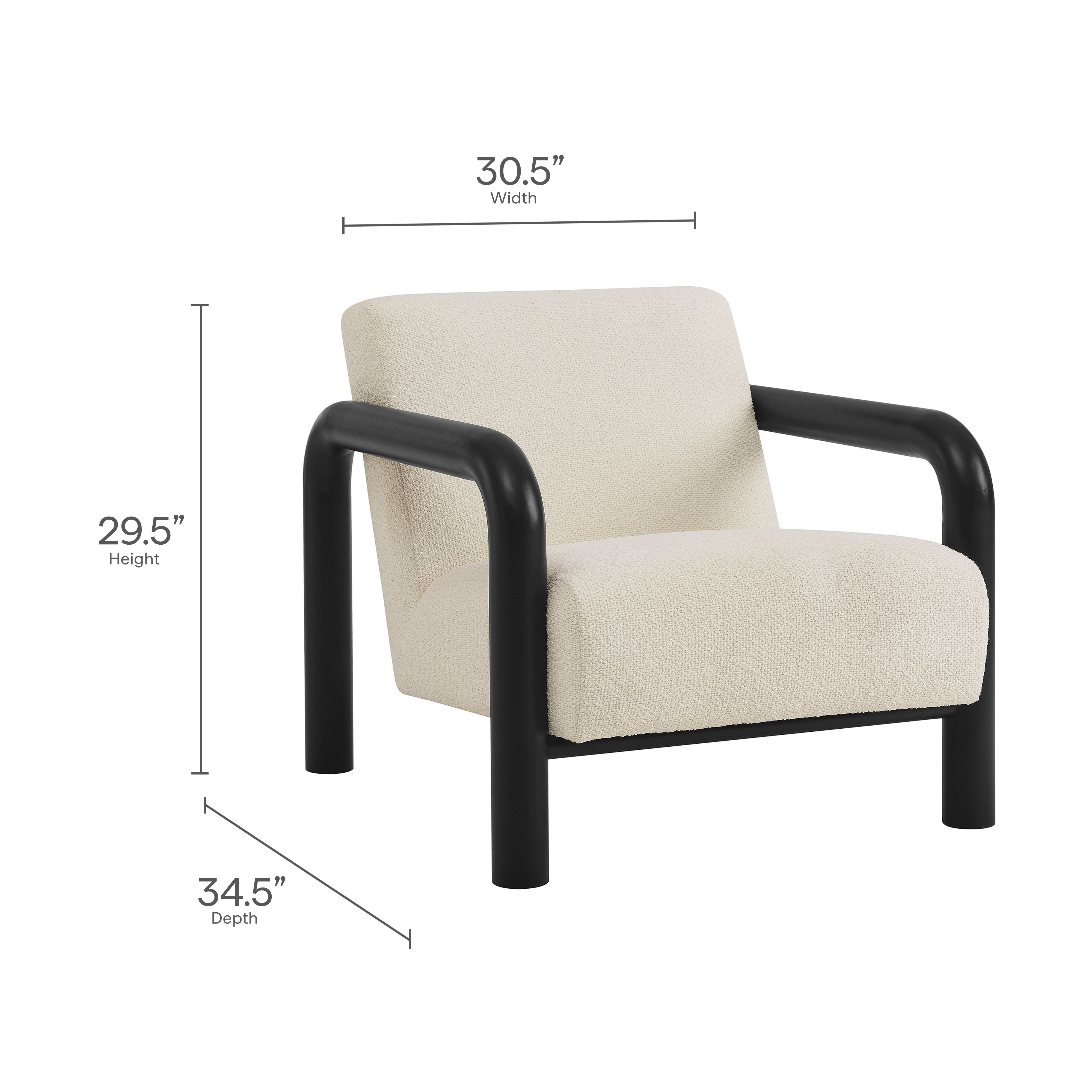 Modway Sereno Boucle Accent Chair