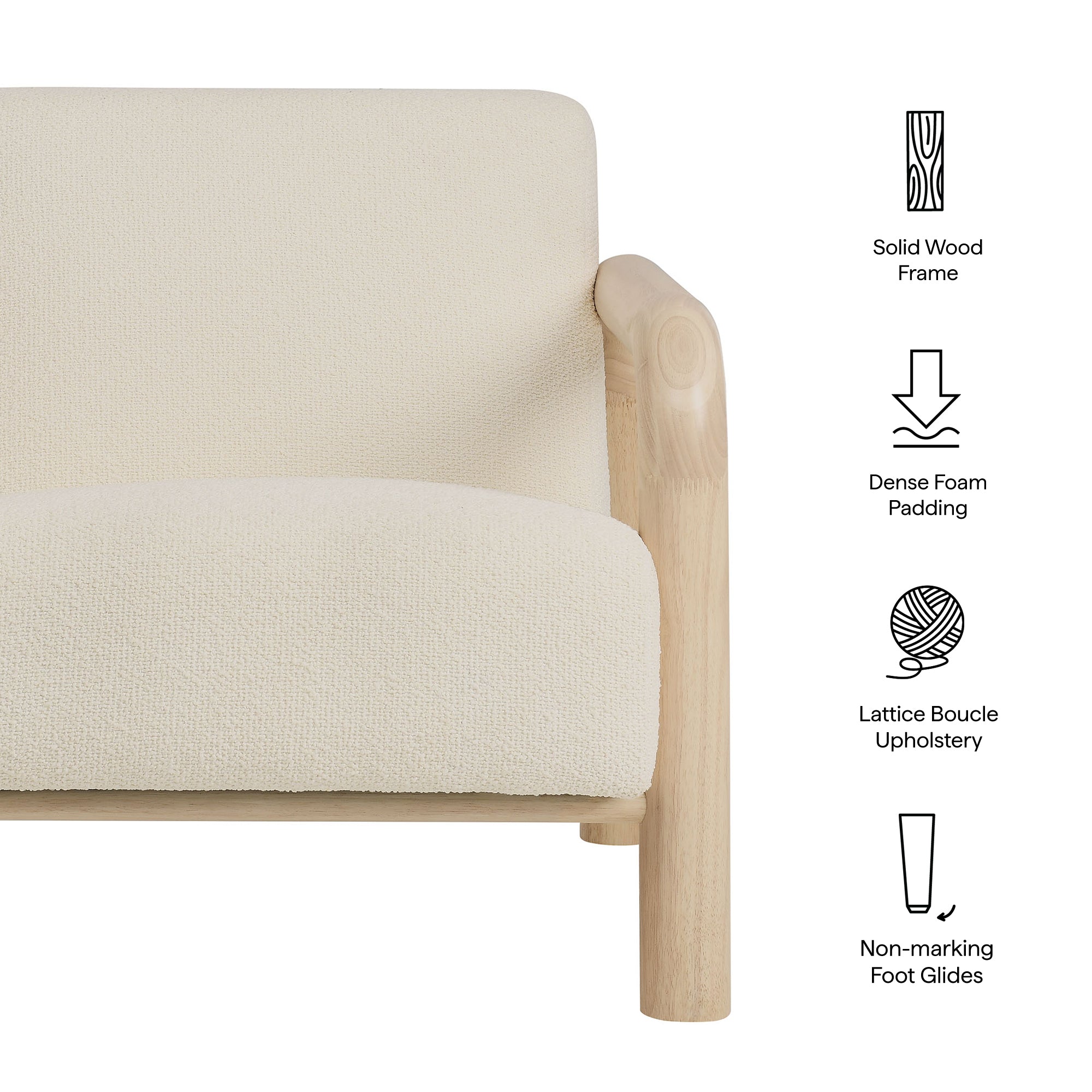 Modway Sereno Boucle Accent Chair