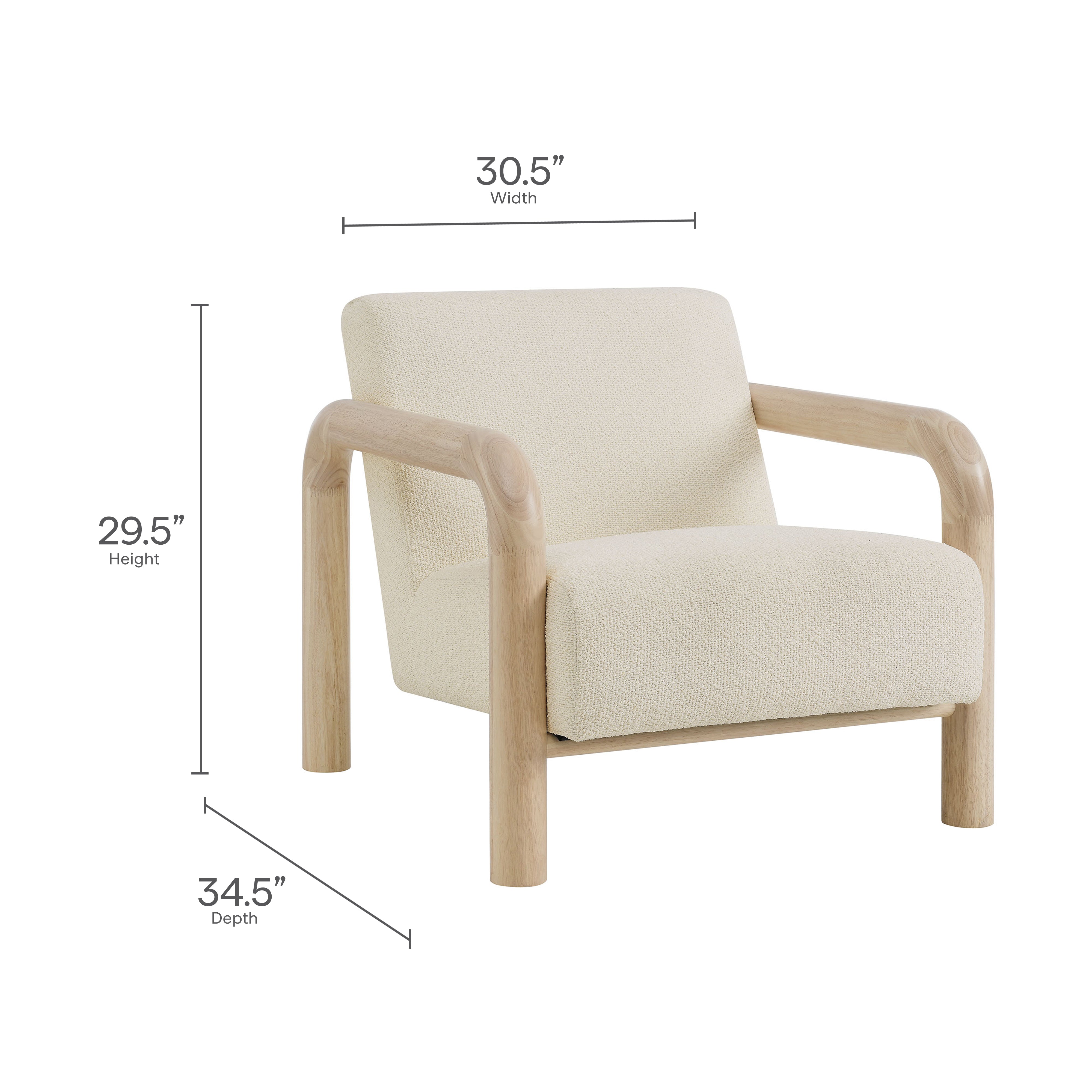 Modway Sereno Boucle Accent Chair