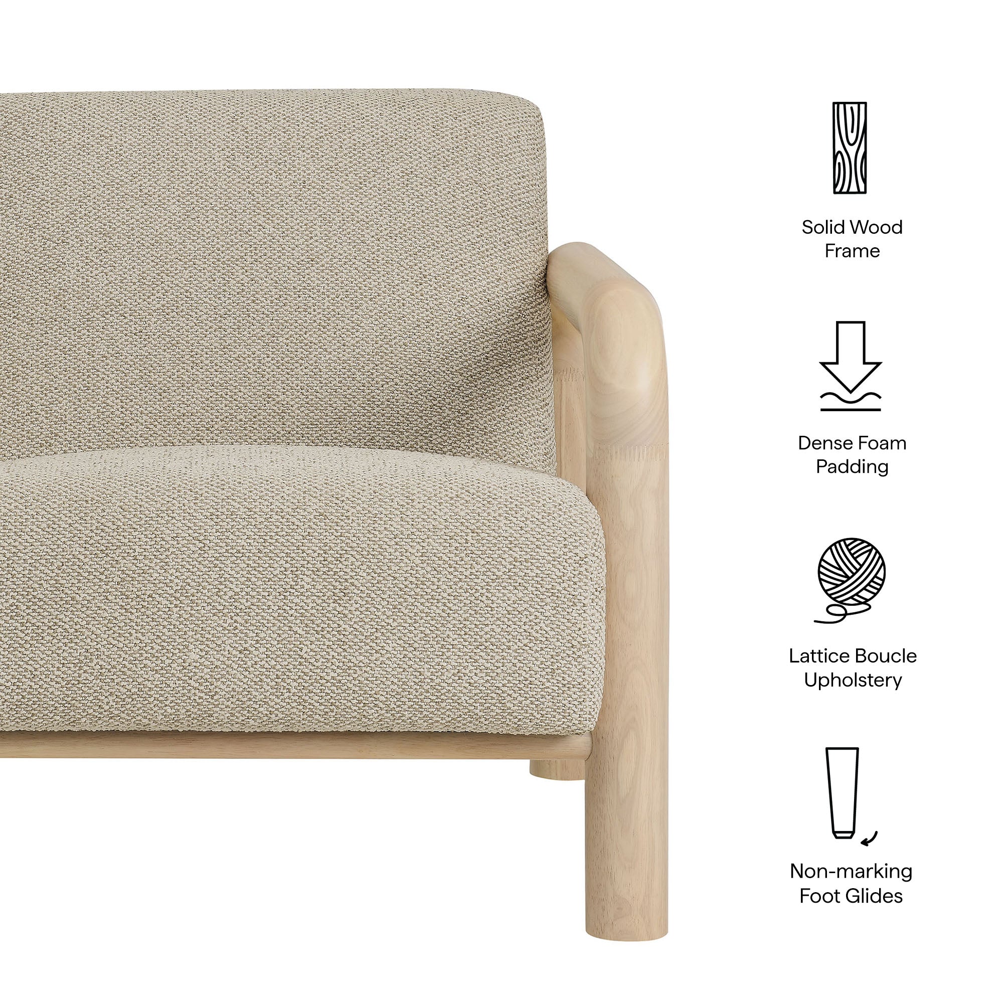Modway Sereno Boucle Accent Chair