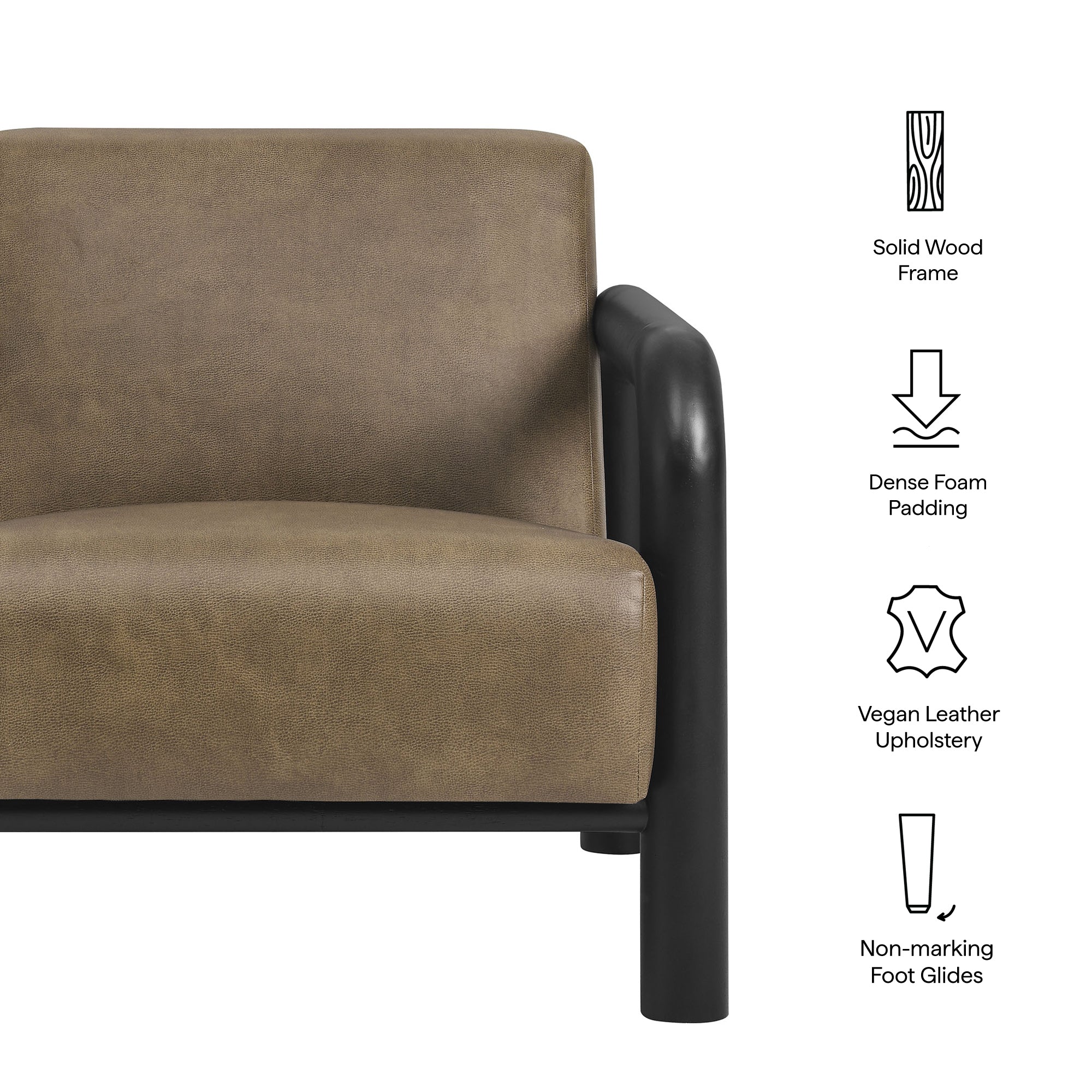 Modway Sereno Vegan Leather Accent Chair