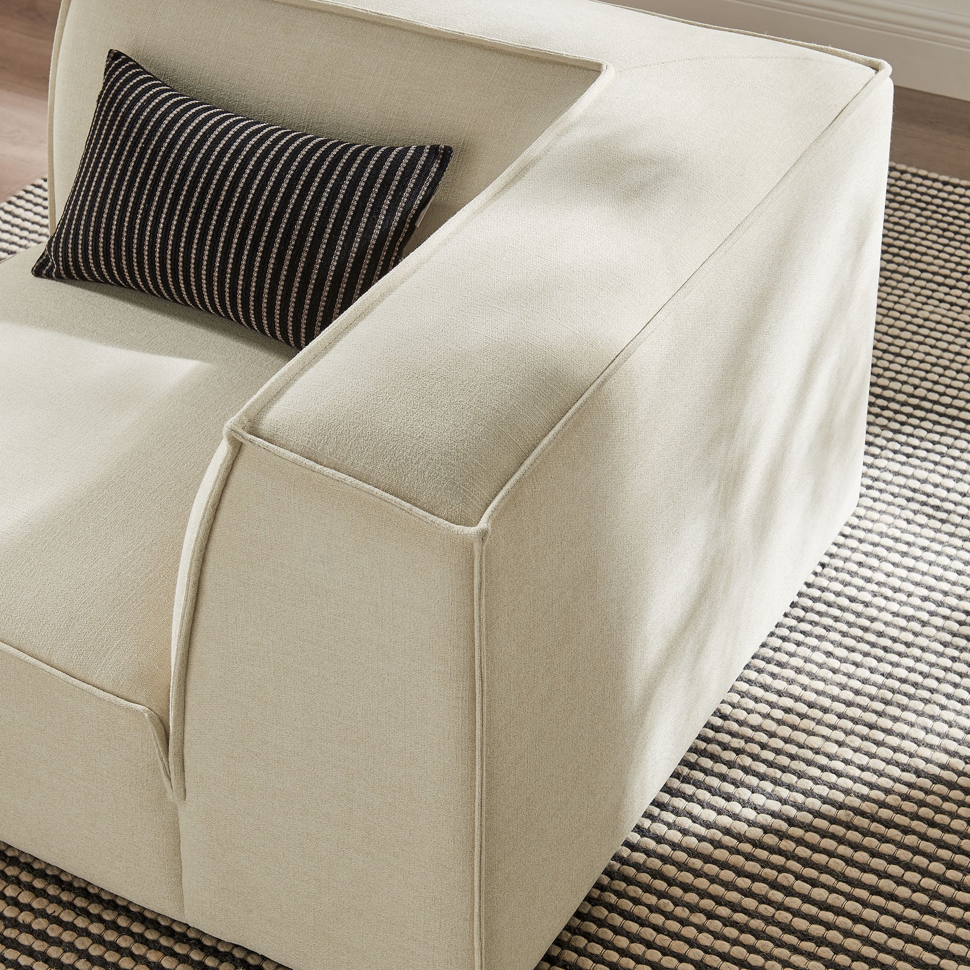 Modway EEI-7393 Restore Performance Fabric Upholstered Modular Corner Chair