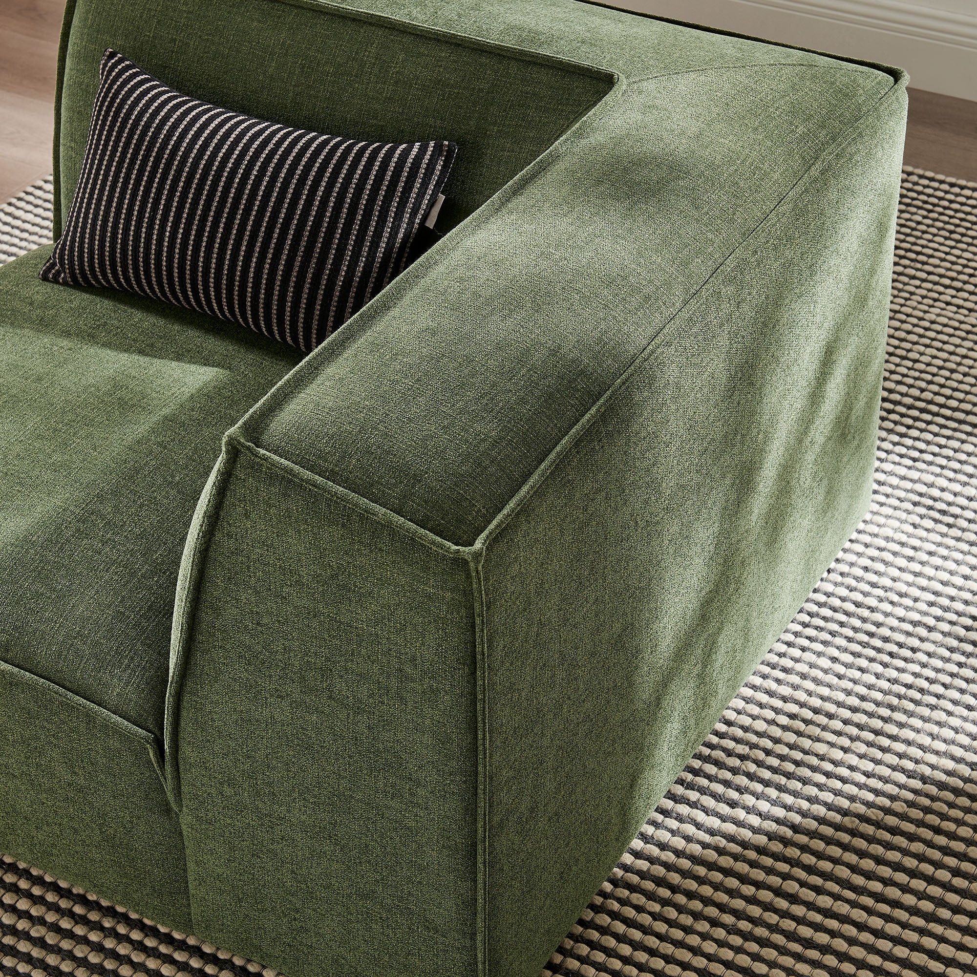 Modway EEI-7393 Restore Performance Fabric Upholstered Modular Corner Chair