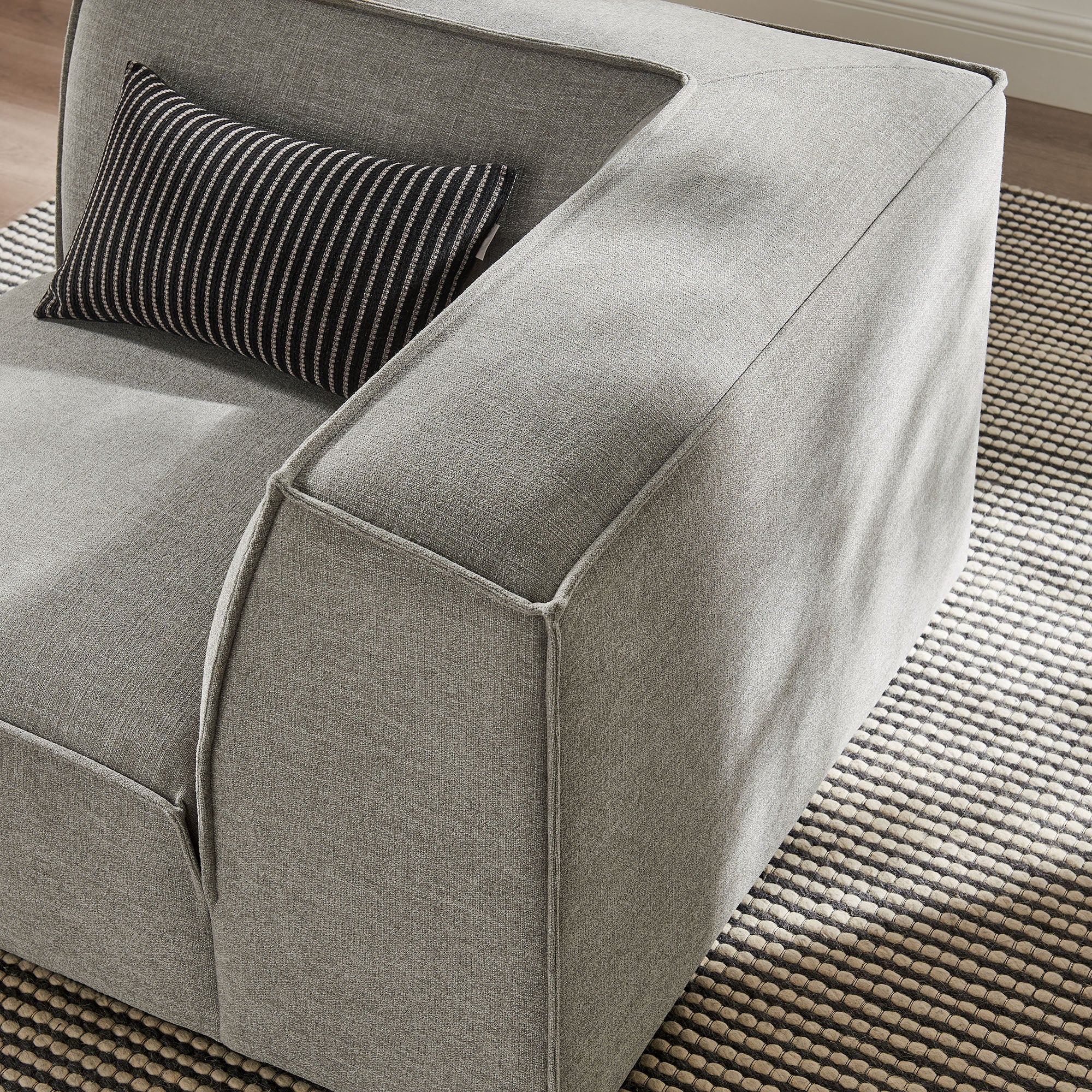 Modway EEI-7393 Restore Performance Fabric Upholstered Modular Corner Chair