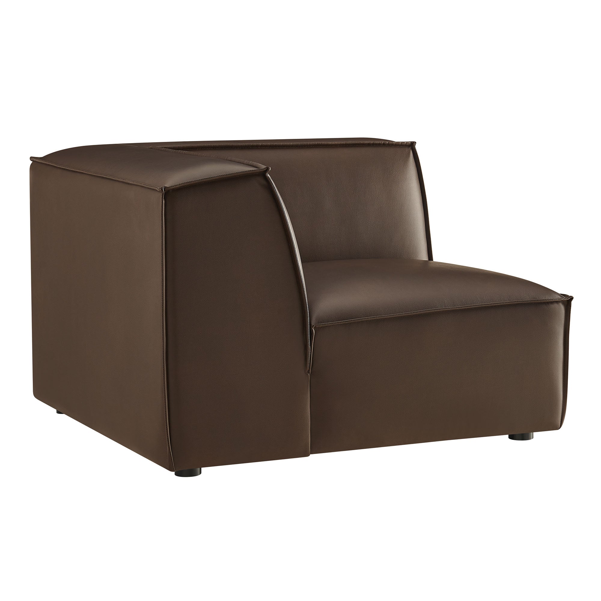 Modway EEI-7394 Restore Vegan Leather Modular Corner Chair