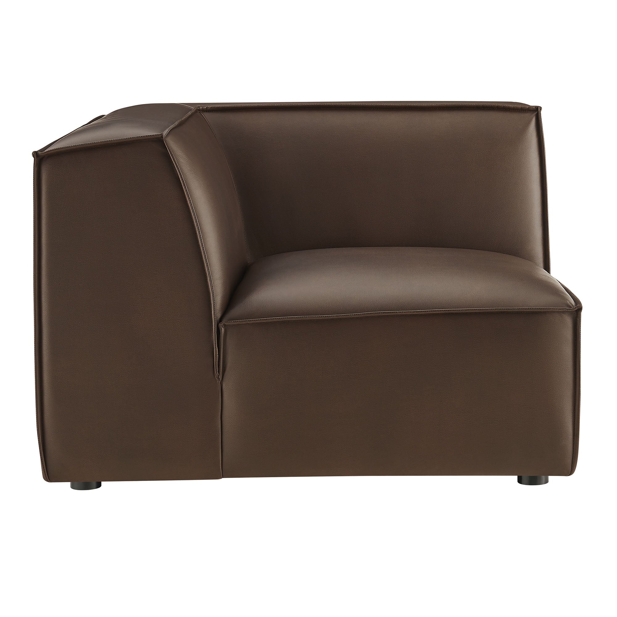 Modway EEI-7394 Restore Vegan Leather Modular Corner Chair