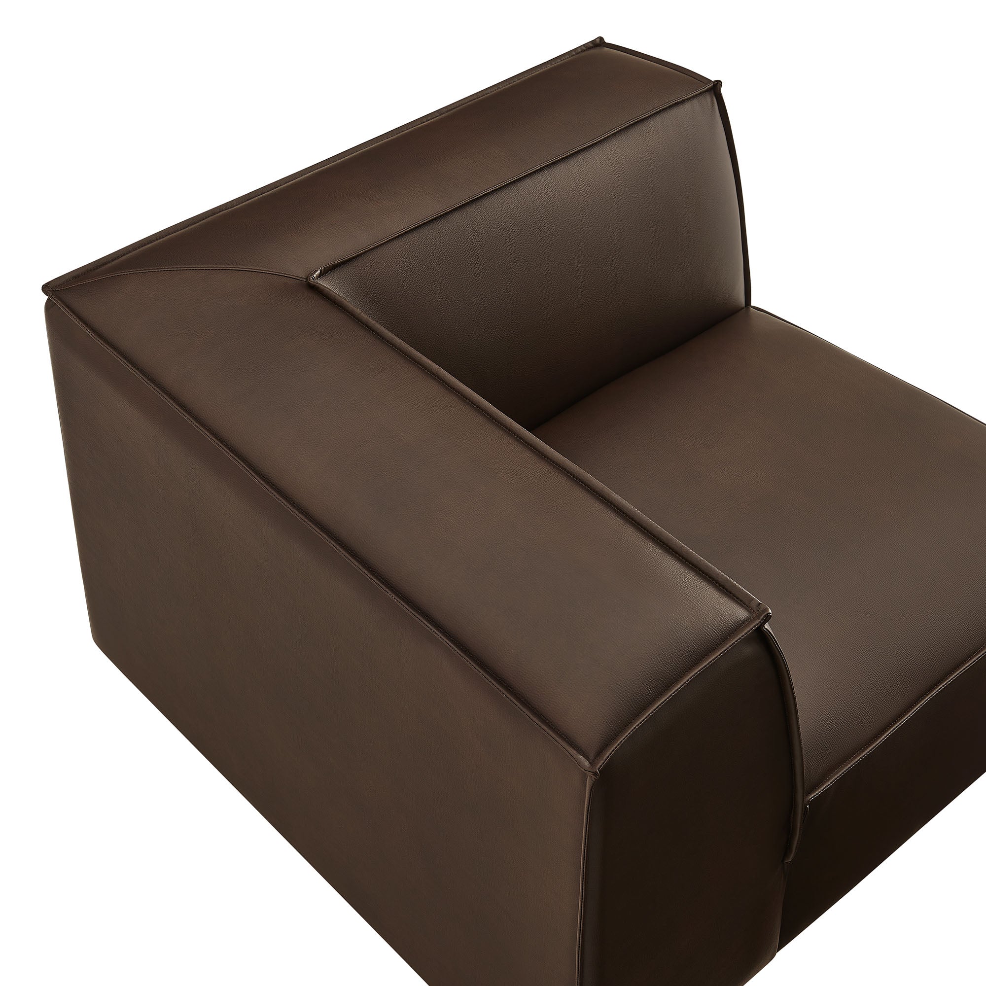 Modway EEI-7394 Restore Vegan Leather Modular Corner Chair