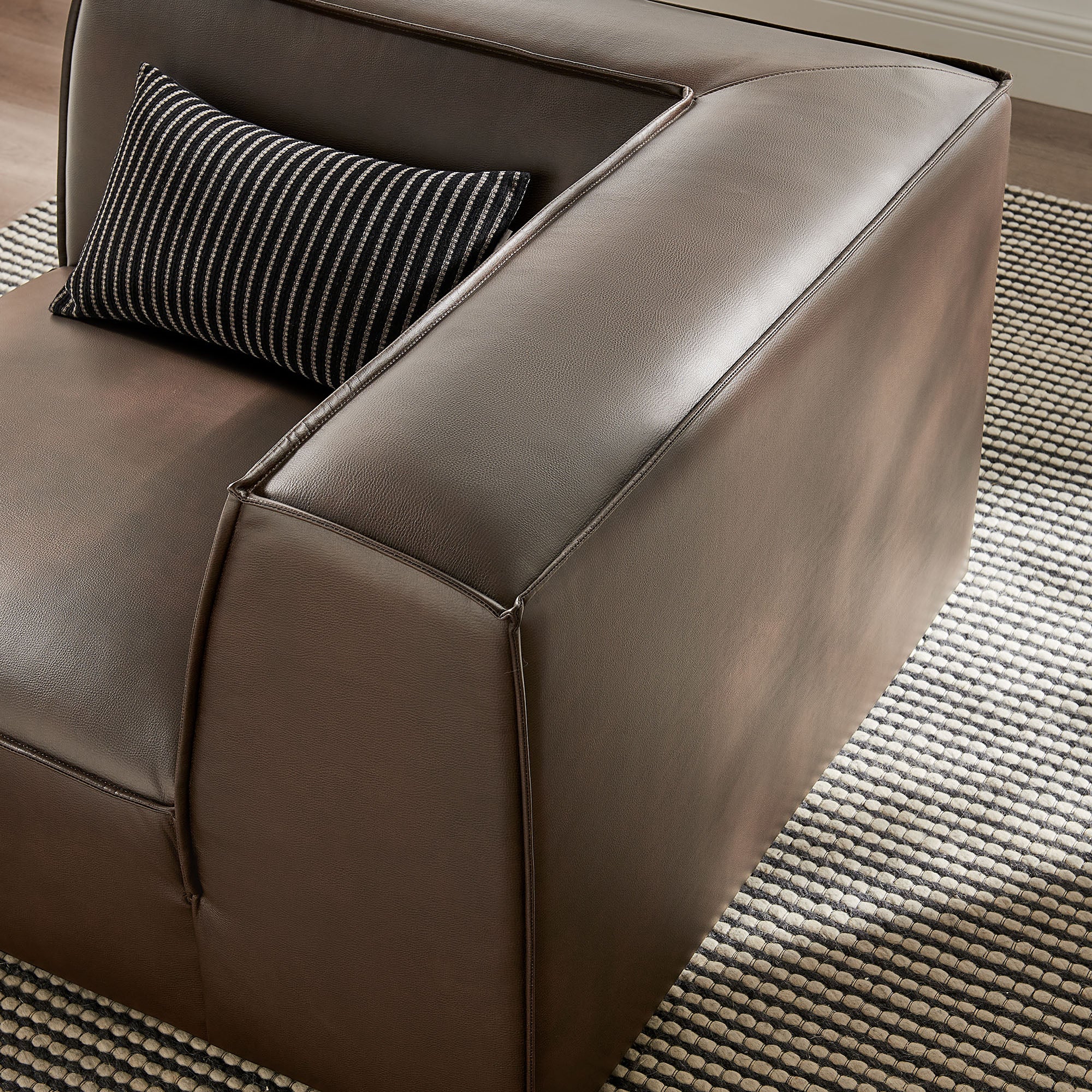 Modway EEI-7394 Restore Vegan Leather Modular Corner Chair