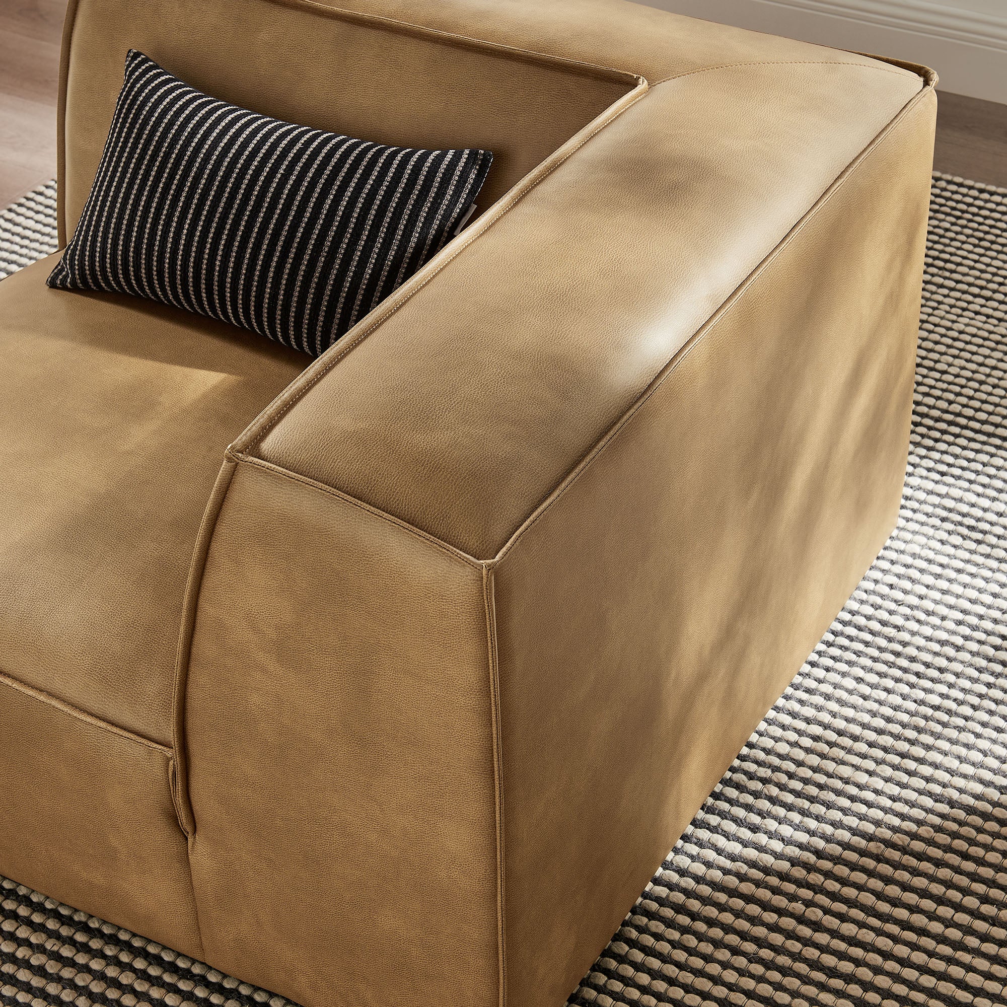 Modway EEI-7394 Restore Vegan Leather Modular Corner Chair