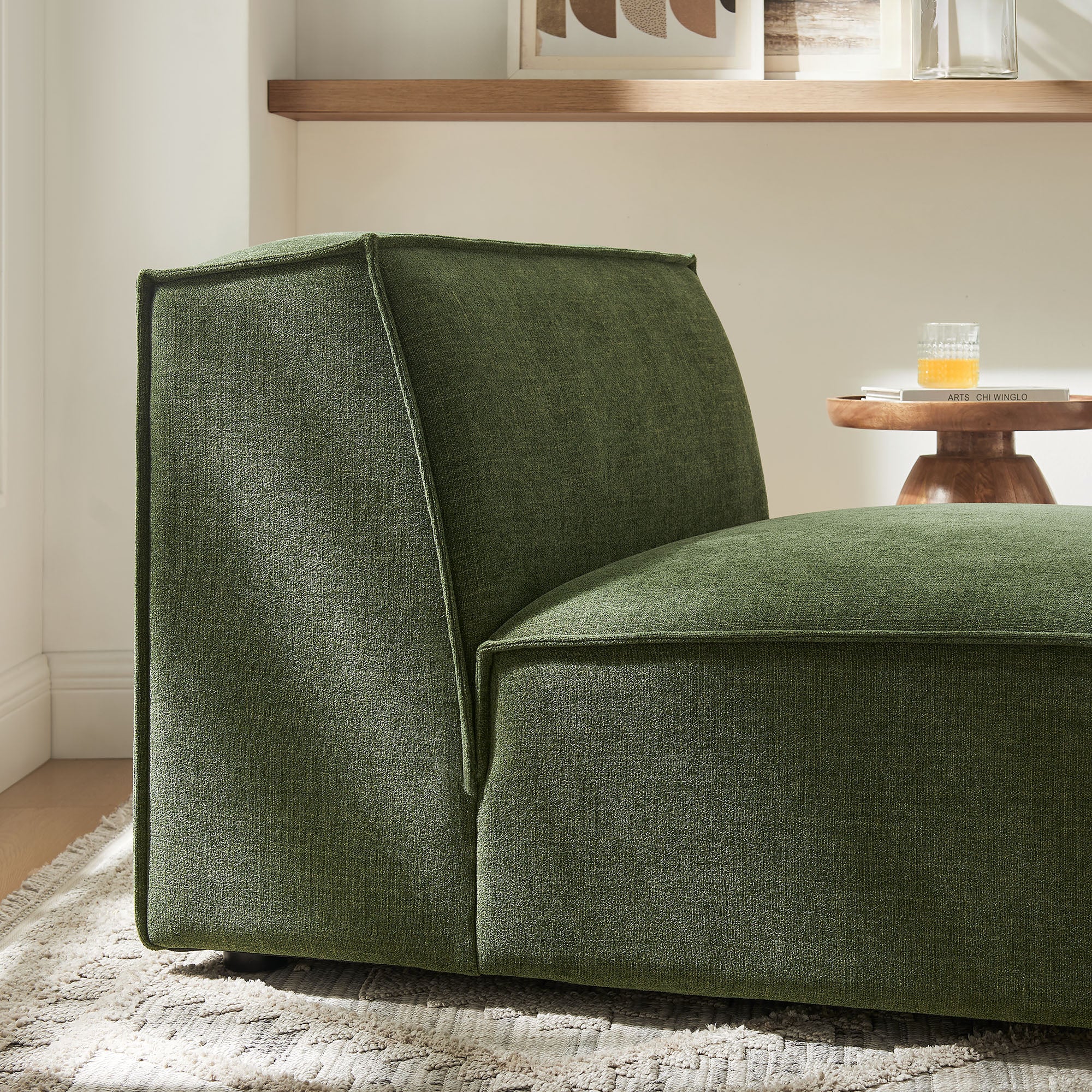 Modway EEI-7395 Restore Performance Fabric Upholstered Armless Modular Chair