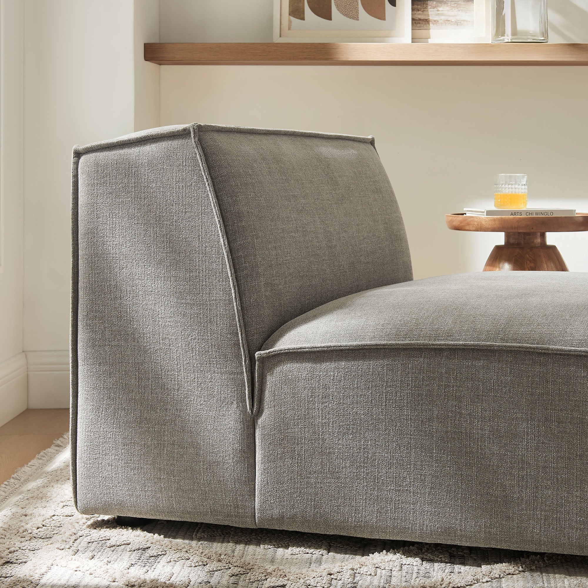 Modway EEI-7395 Restore Performance Fabric Upholstered Armless Modular Chair