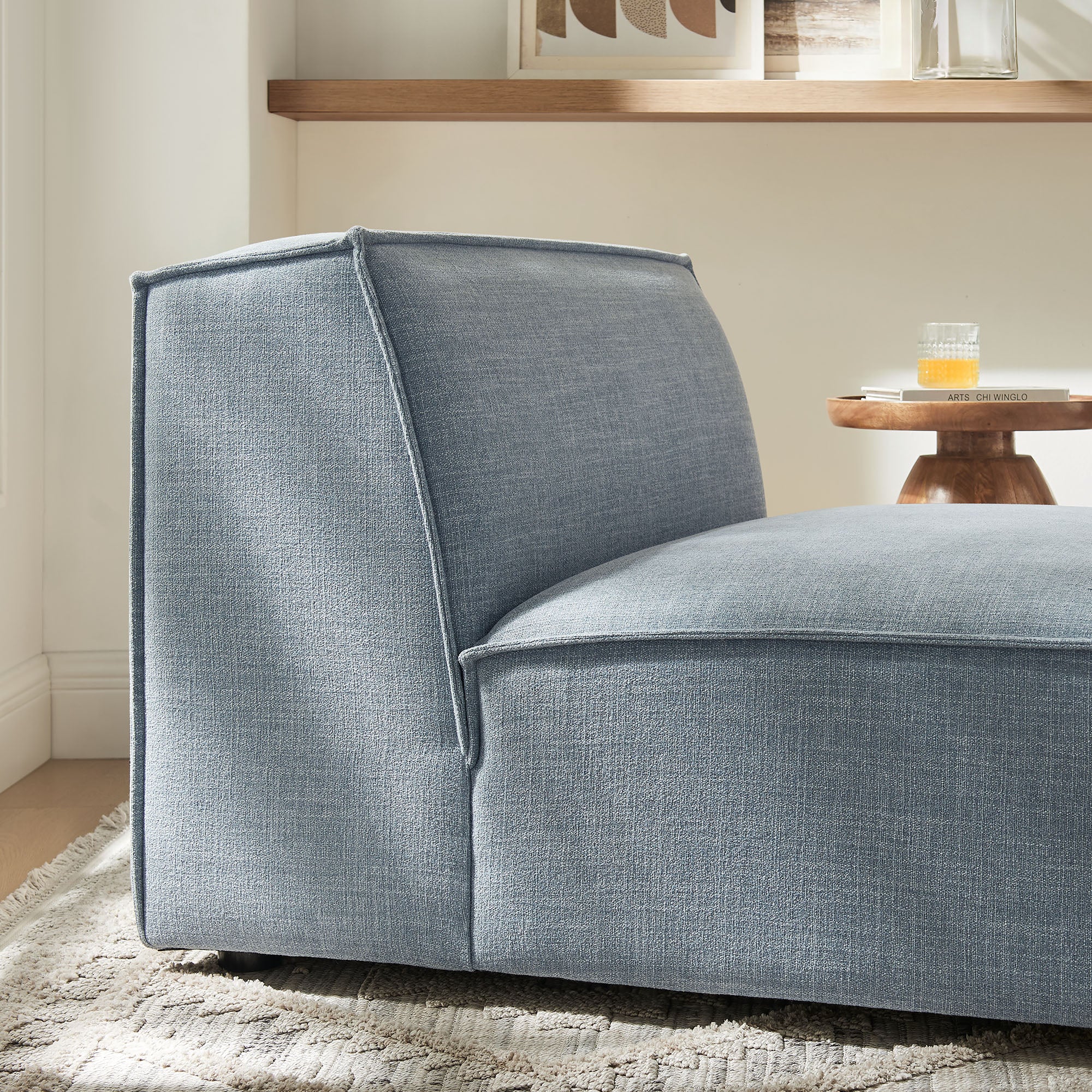 Modway EEI-7395 Restore Performance Fabric Upholstered Armless Modular Chair