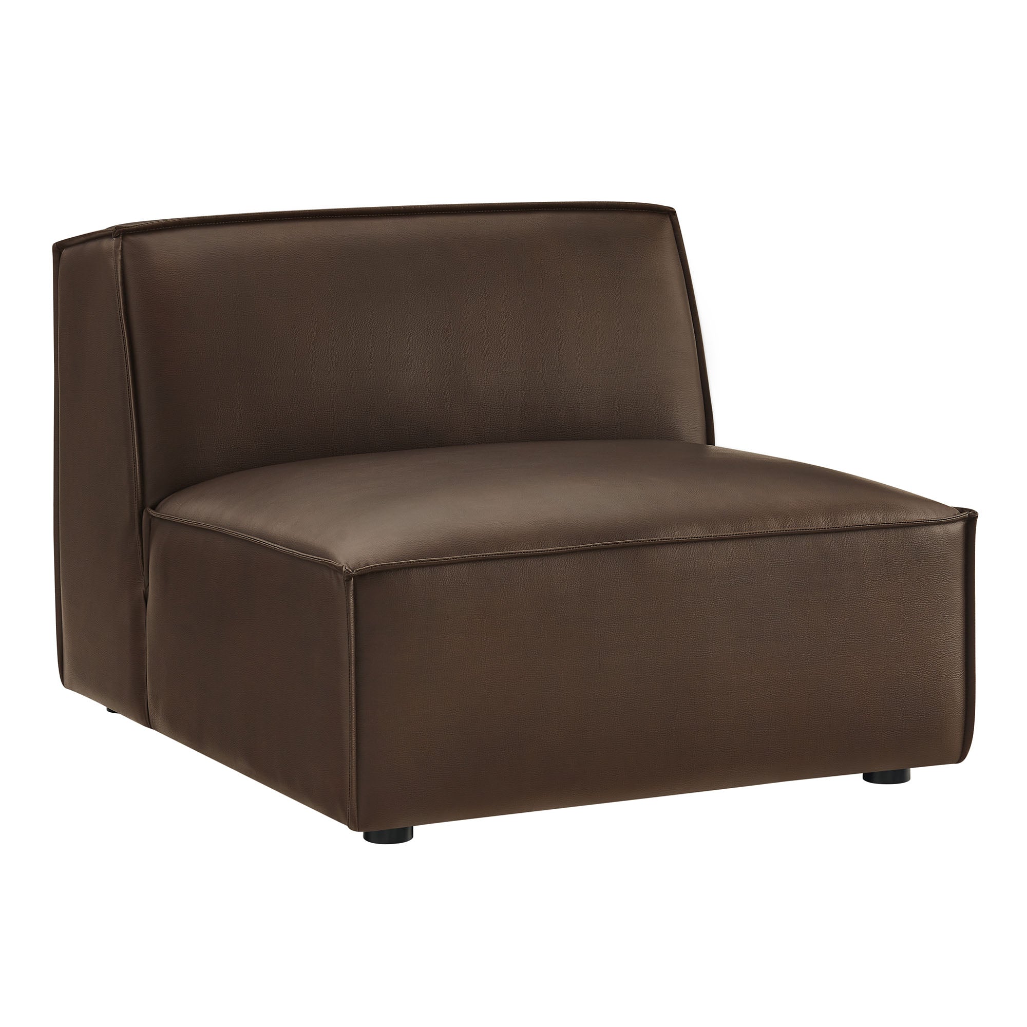 Modway EEI-7396 Restore Vegan Leather Armless Modular Chair