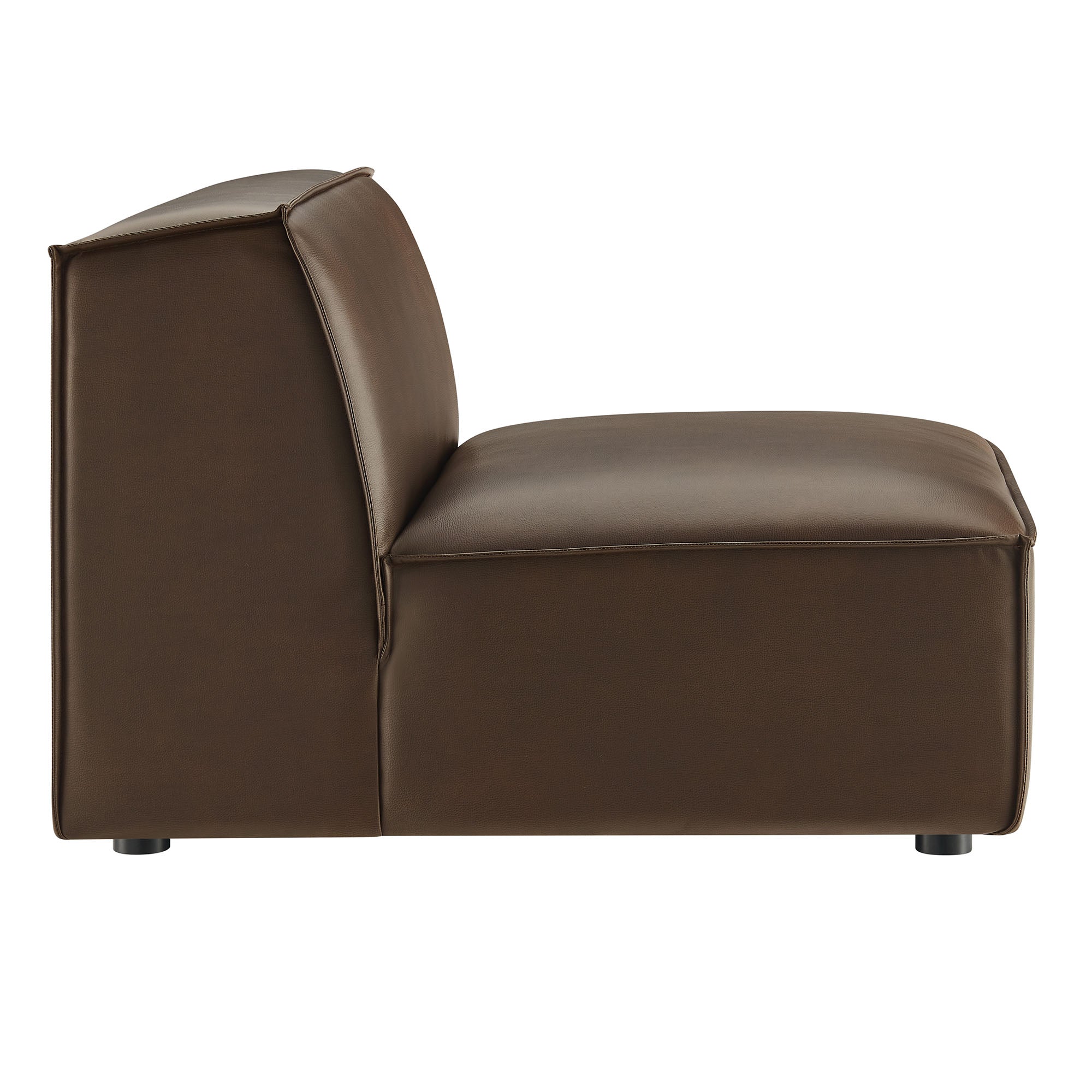 Modway EEI-7396 Restore Vegan Leather Armless Modular Chair
