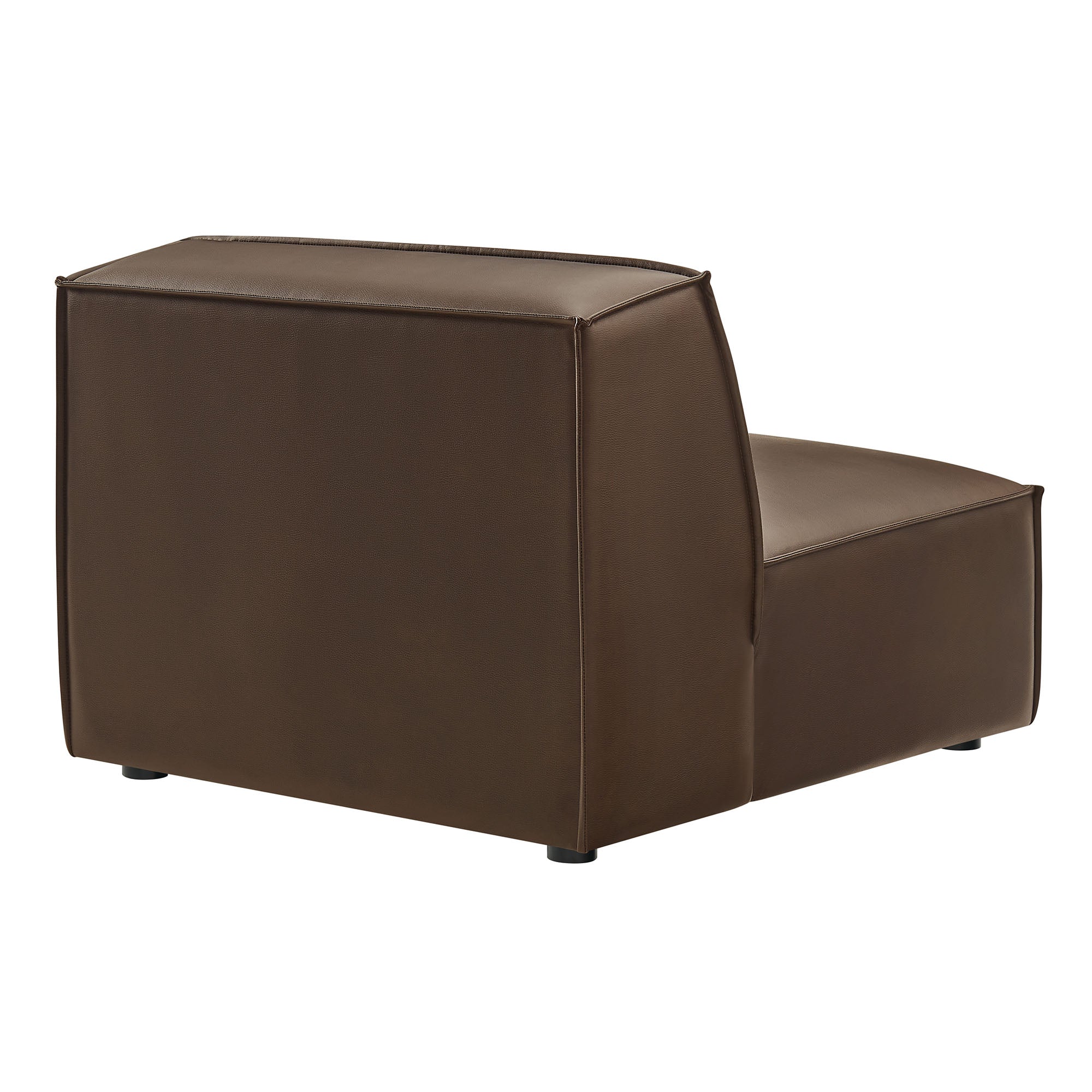 Modway EEI-7396 Restore Vegan Leather Armless Modular Chair