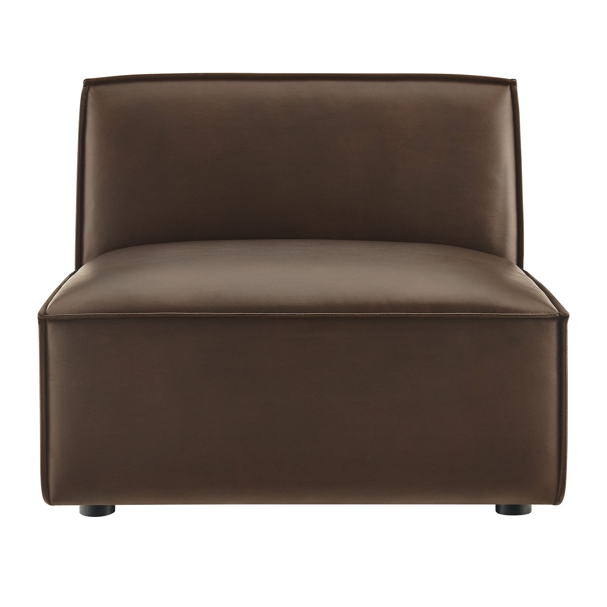 Modway EEI-7396 Restore Vegan Leather Armless Modular Chair