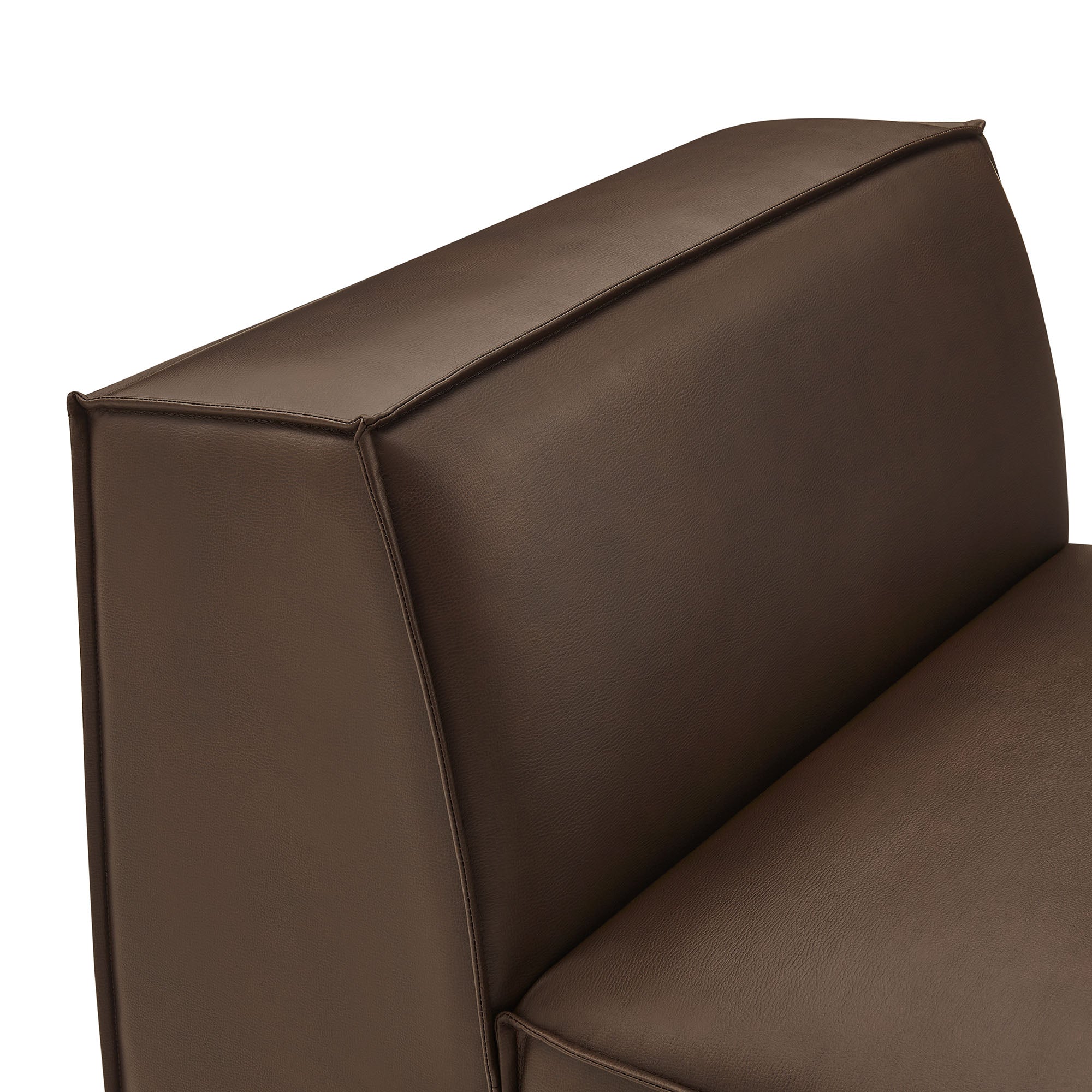 Modway EEI-7396 Restore Vegan Leather Armless Modular Chair