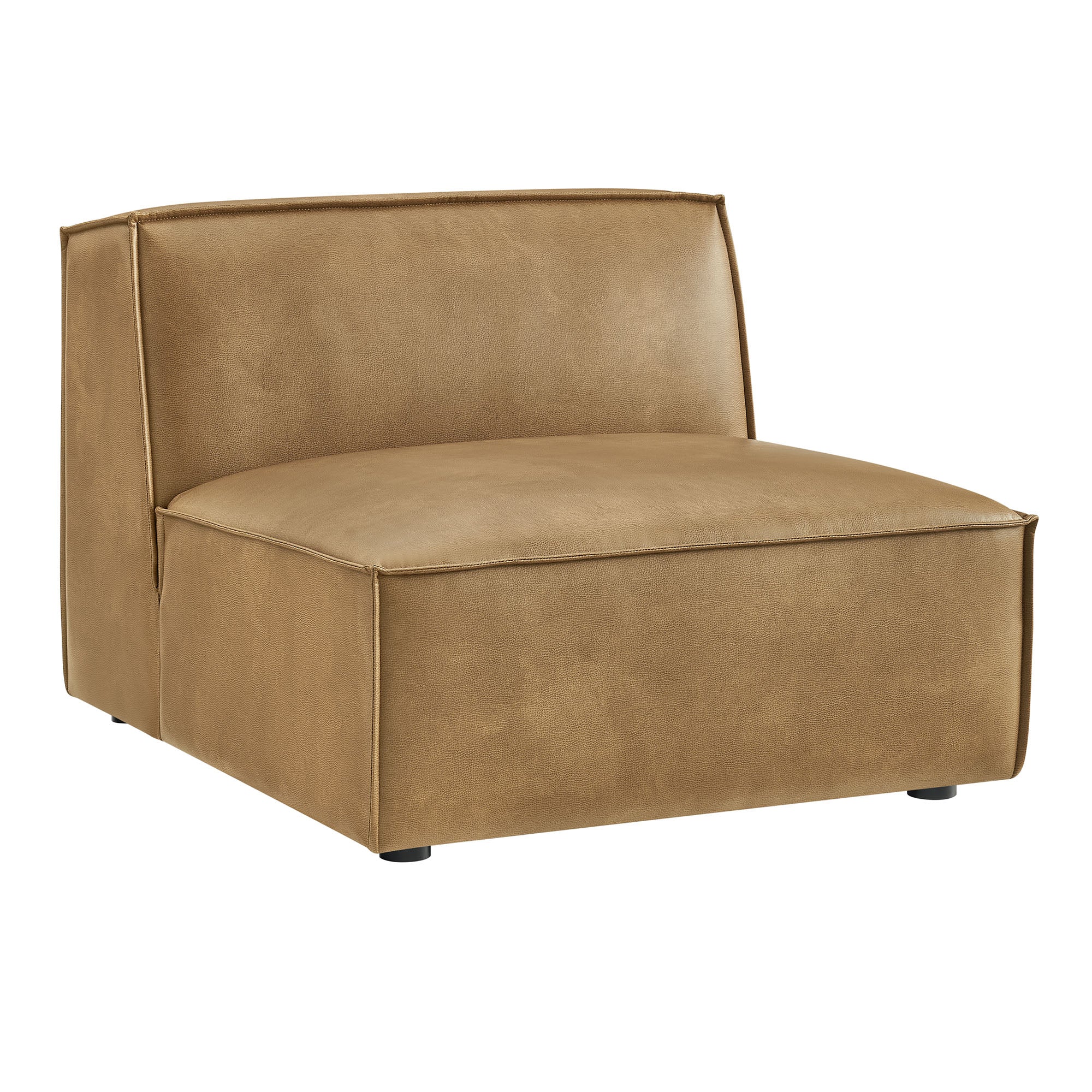 Modway EEI-7396 Restore Vegan Leather Armless Modular Chair