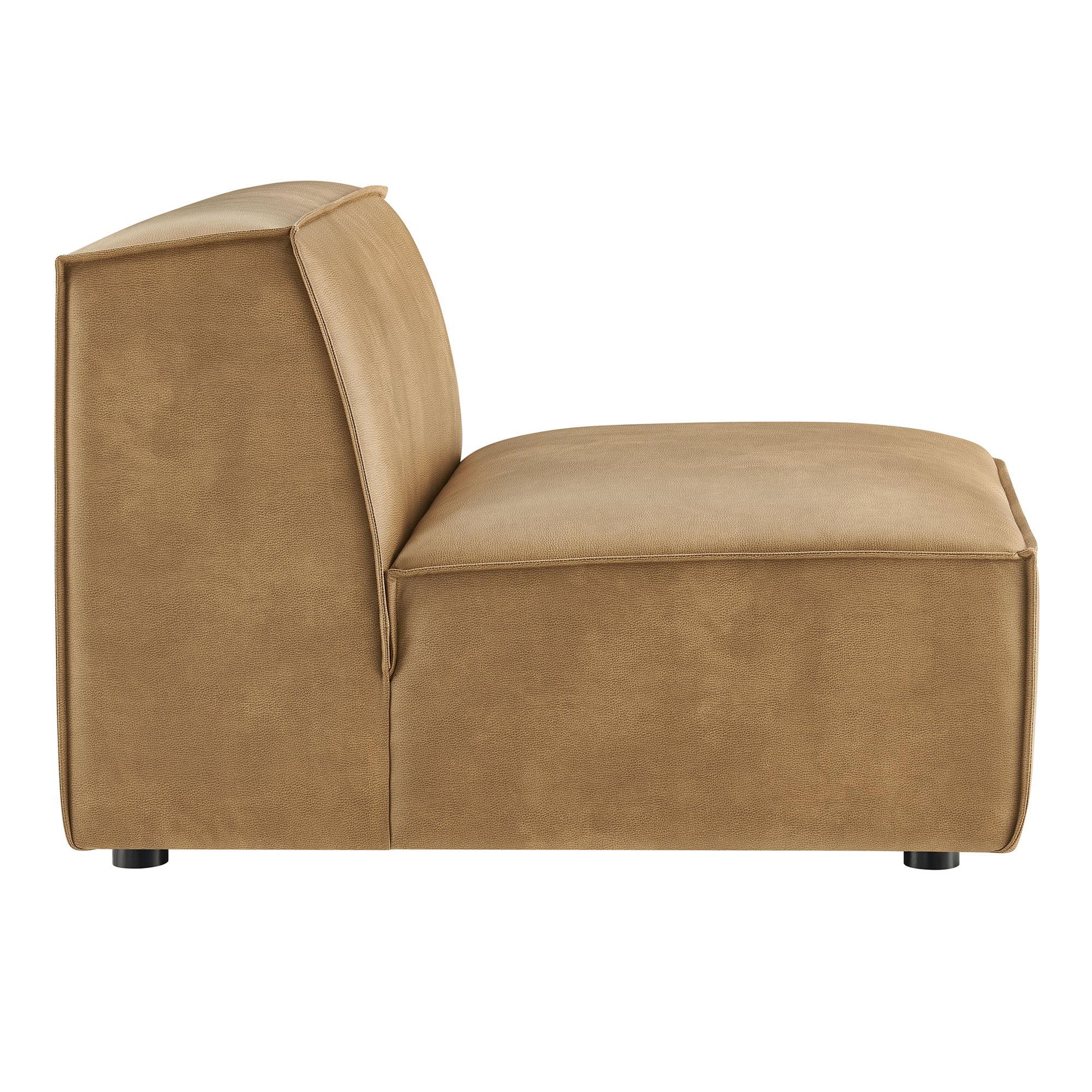 Modway EEI-7396 Restore Vegan Leather Armless Modular Chair