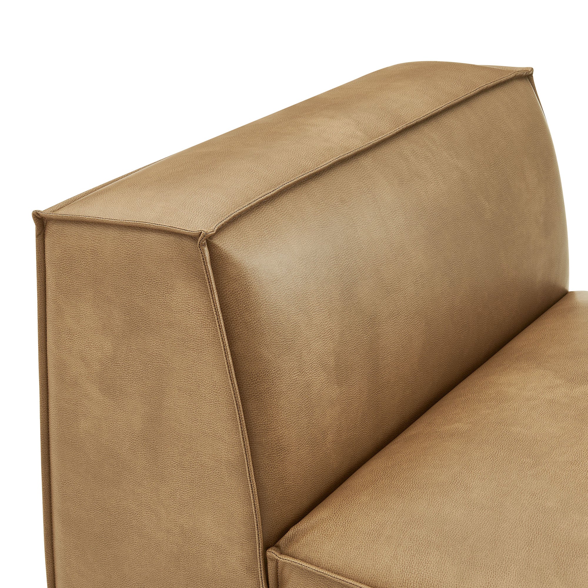 Modway EEI-7396 Restore Vegan Leather Armless Modular Chair