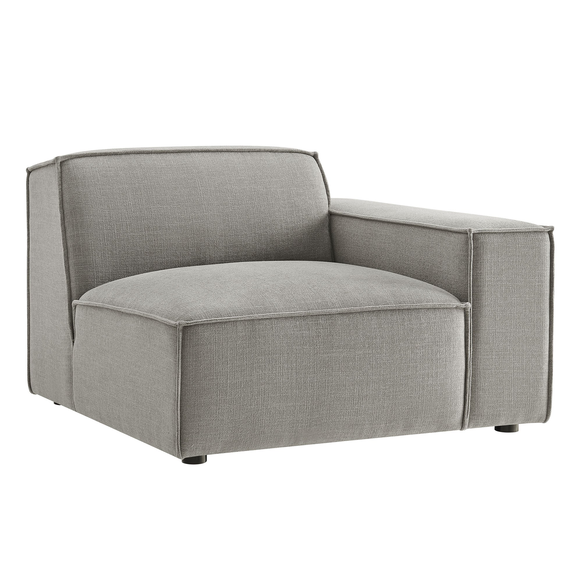 Modway EEI-7397 Restore Performance Fabric Upholstered Right-Facing Modular Lounge Chair
