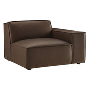 Modway EEI-7398 Restore Vegan Leather Right-Facing Modular Lounge Chair