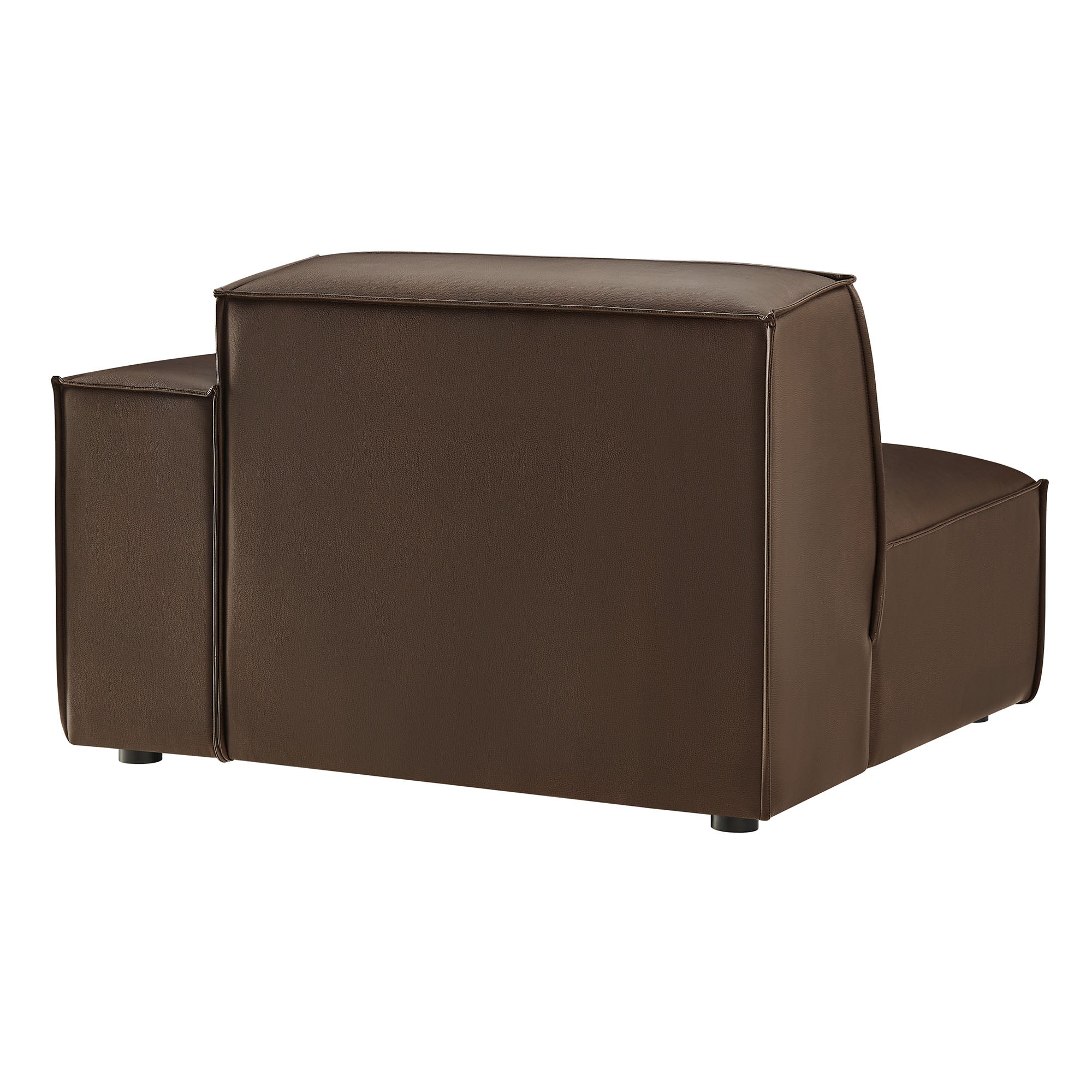 Modway EEI-7398 Restore Vegan Leather Right-Facing Modular Lounge Chair