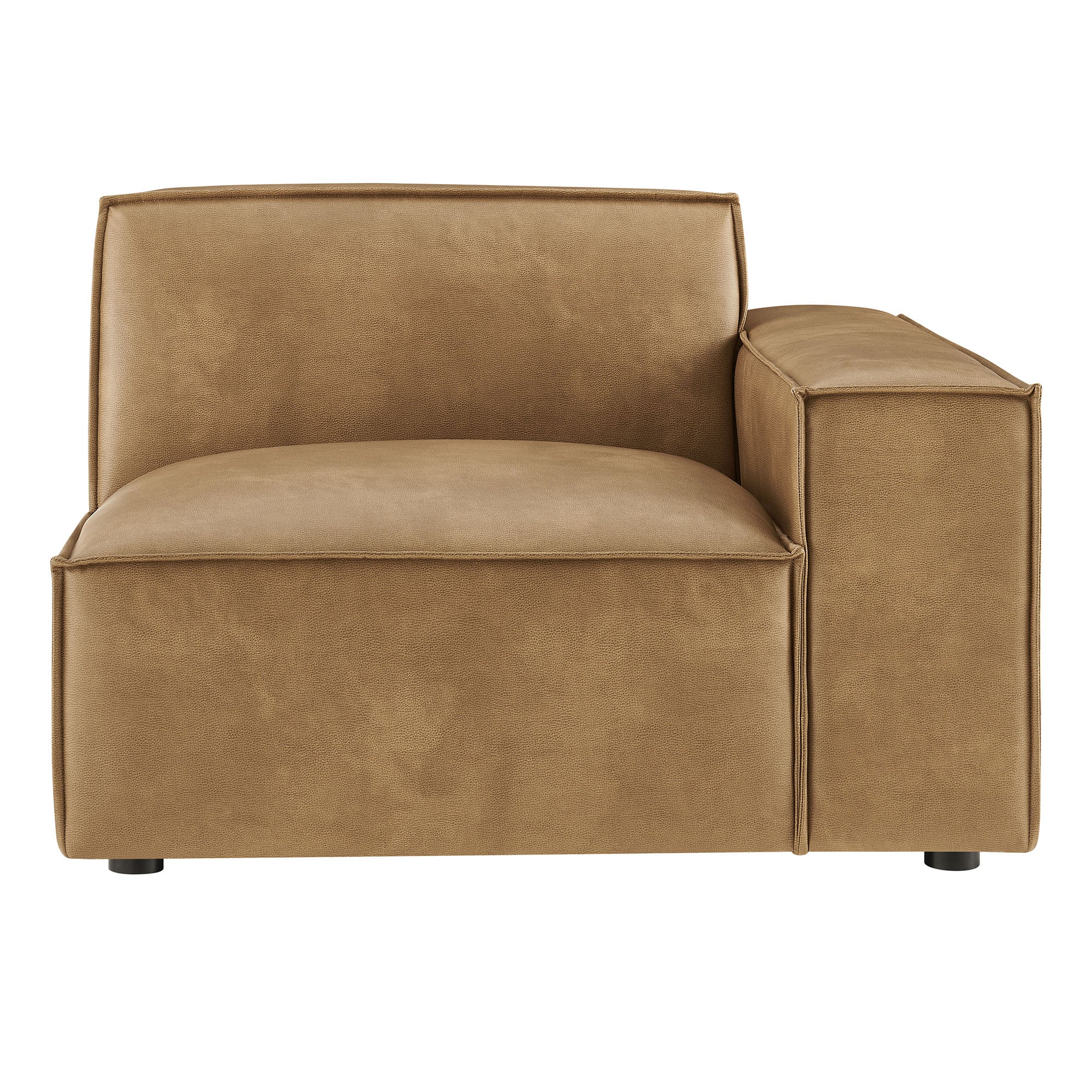 Modway EEI-7398 Restore Vegan Leather Right-Facing Modular Lounge Chair
