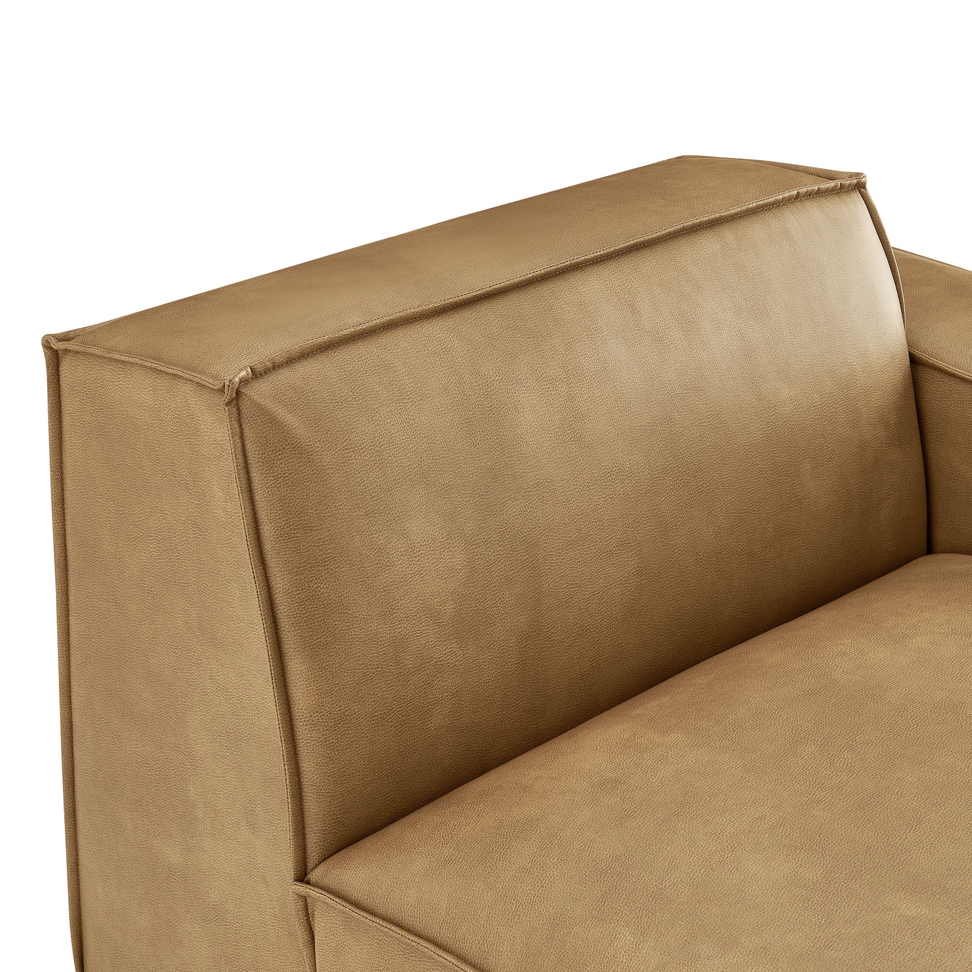Modway EEI-7398 Restore Vegan Leather Right-Facing Modular Lounge Chair